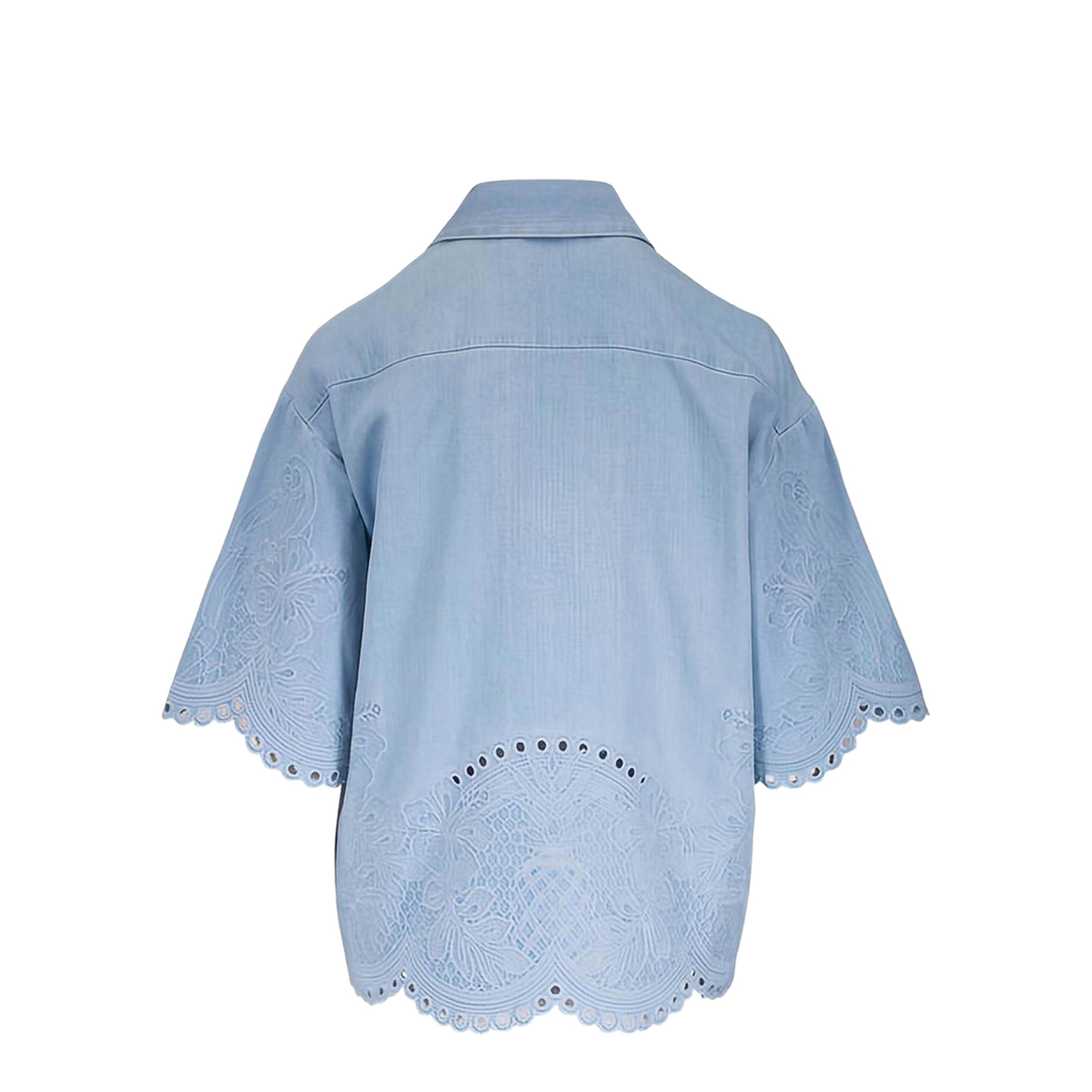 Daylight Embroidered Denim Shirt - Image 2