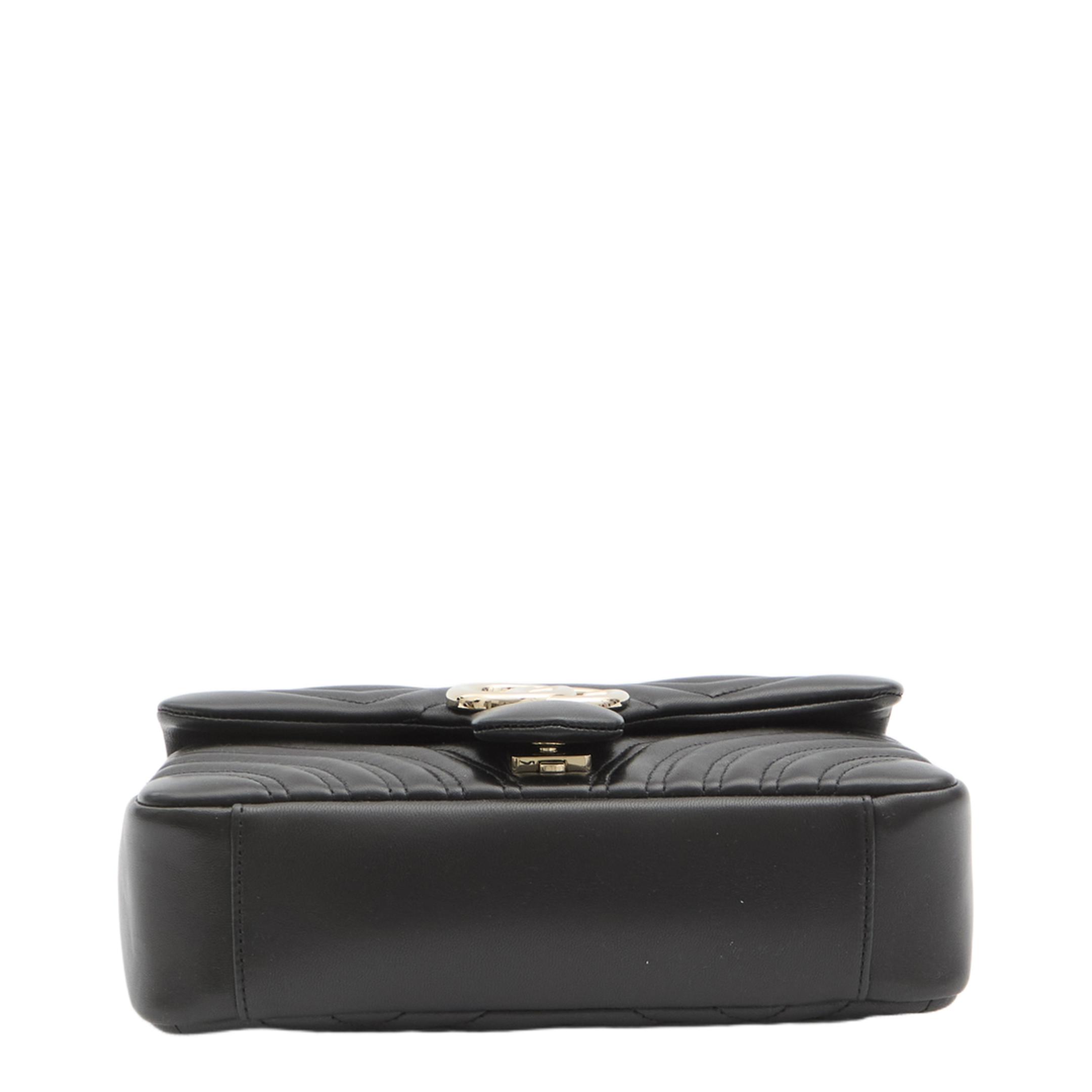GG Marmont Medium Shoulder Bag - Black - Image 3