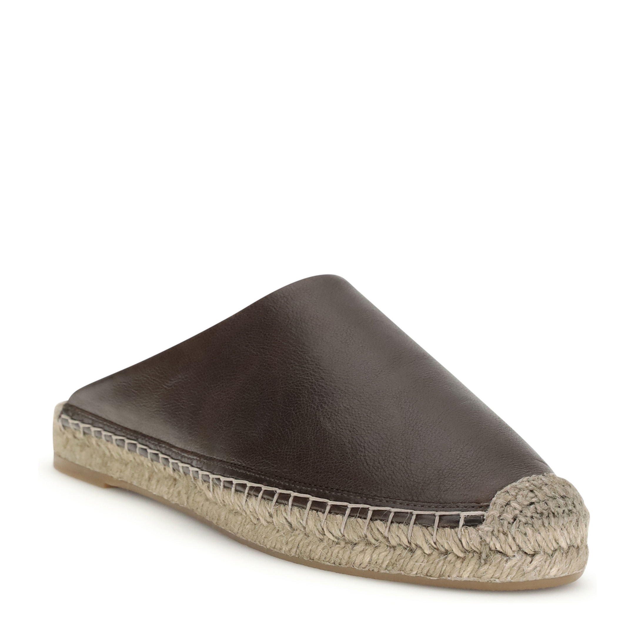 Leather Espadrilles Mules - Image 2