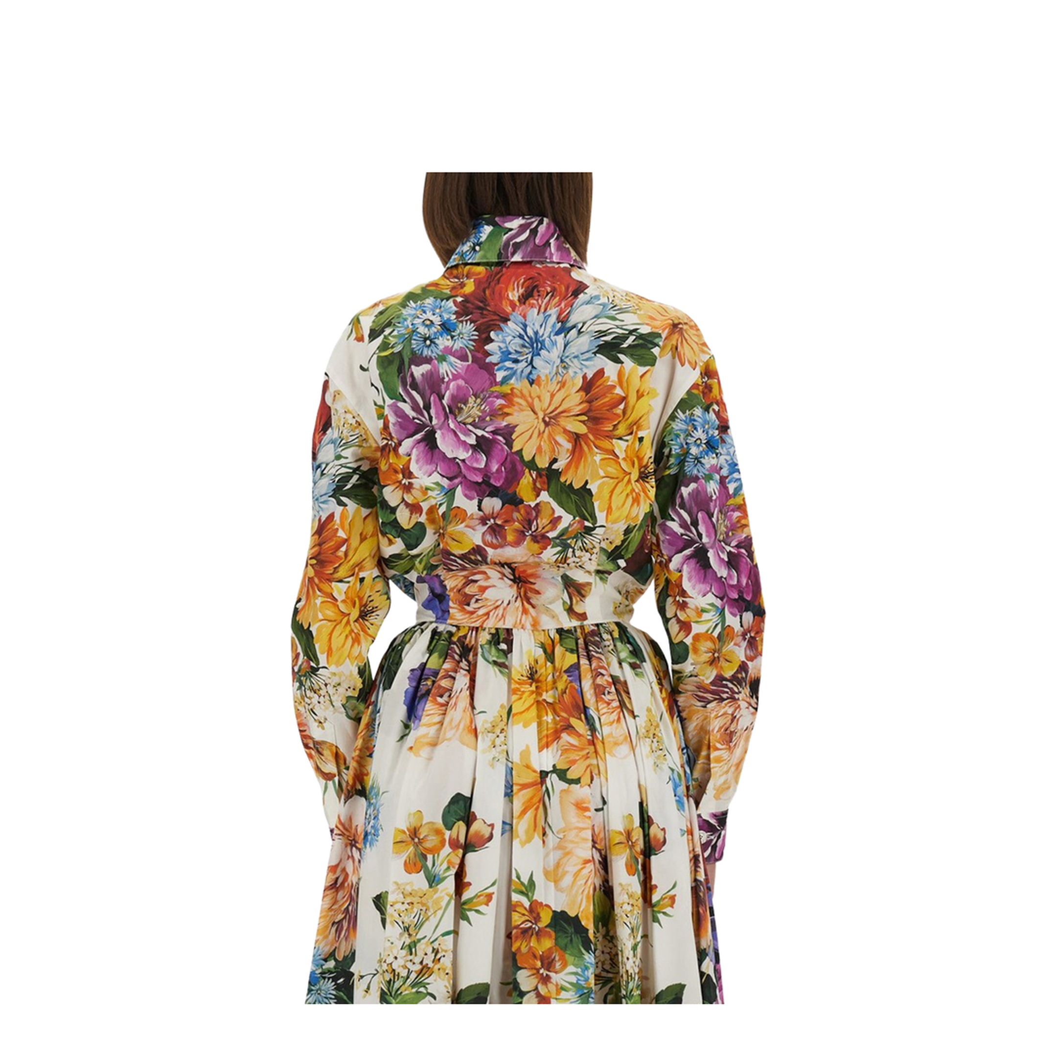 Floral Print Poplin Shirt - Image 4