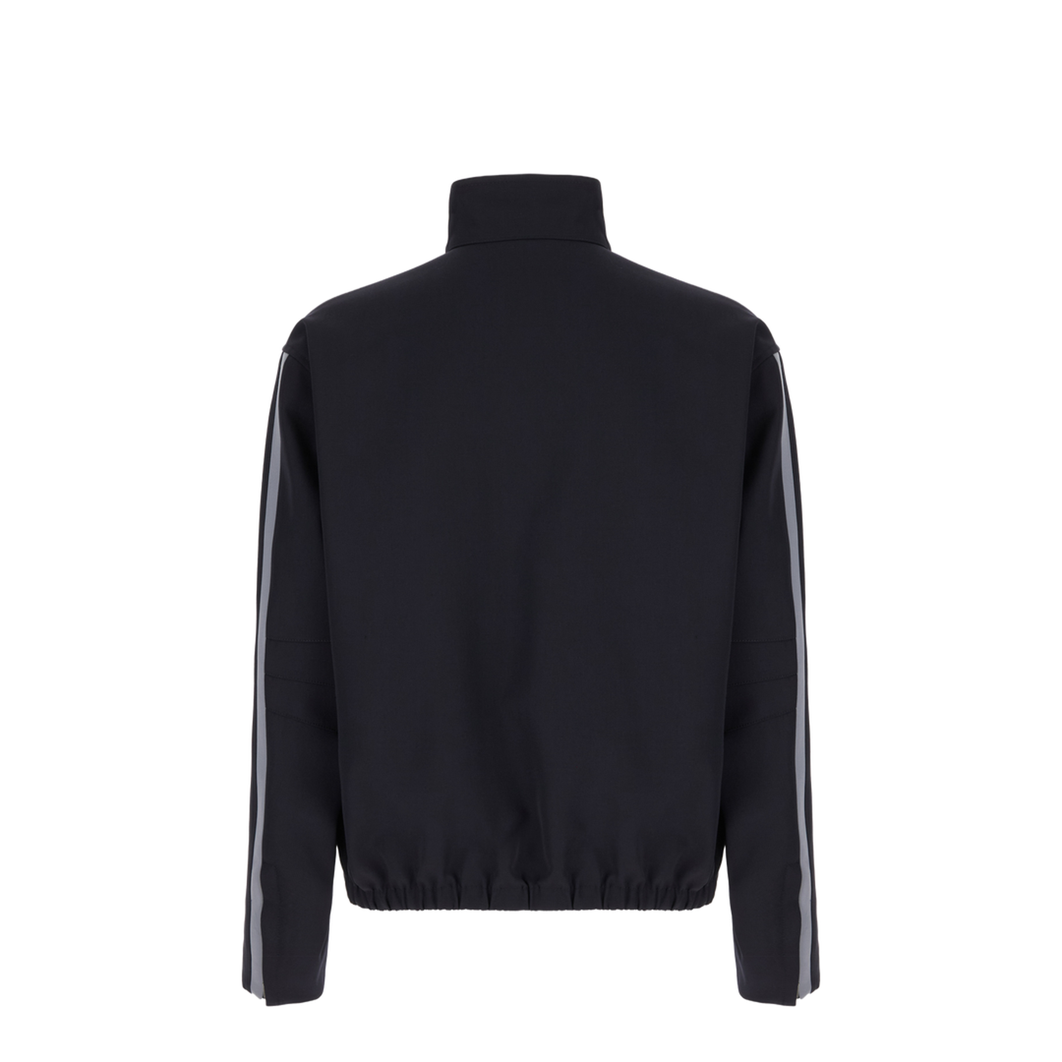 Black Polyester Blend Jacket - Image 2