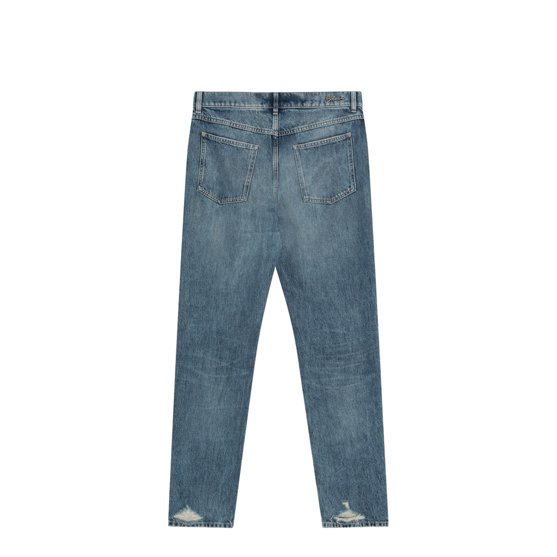 Slim-Fit Denim Jeans - Blue - Image 2