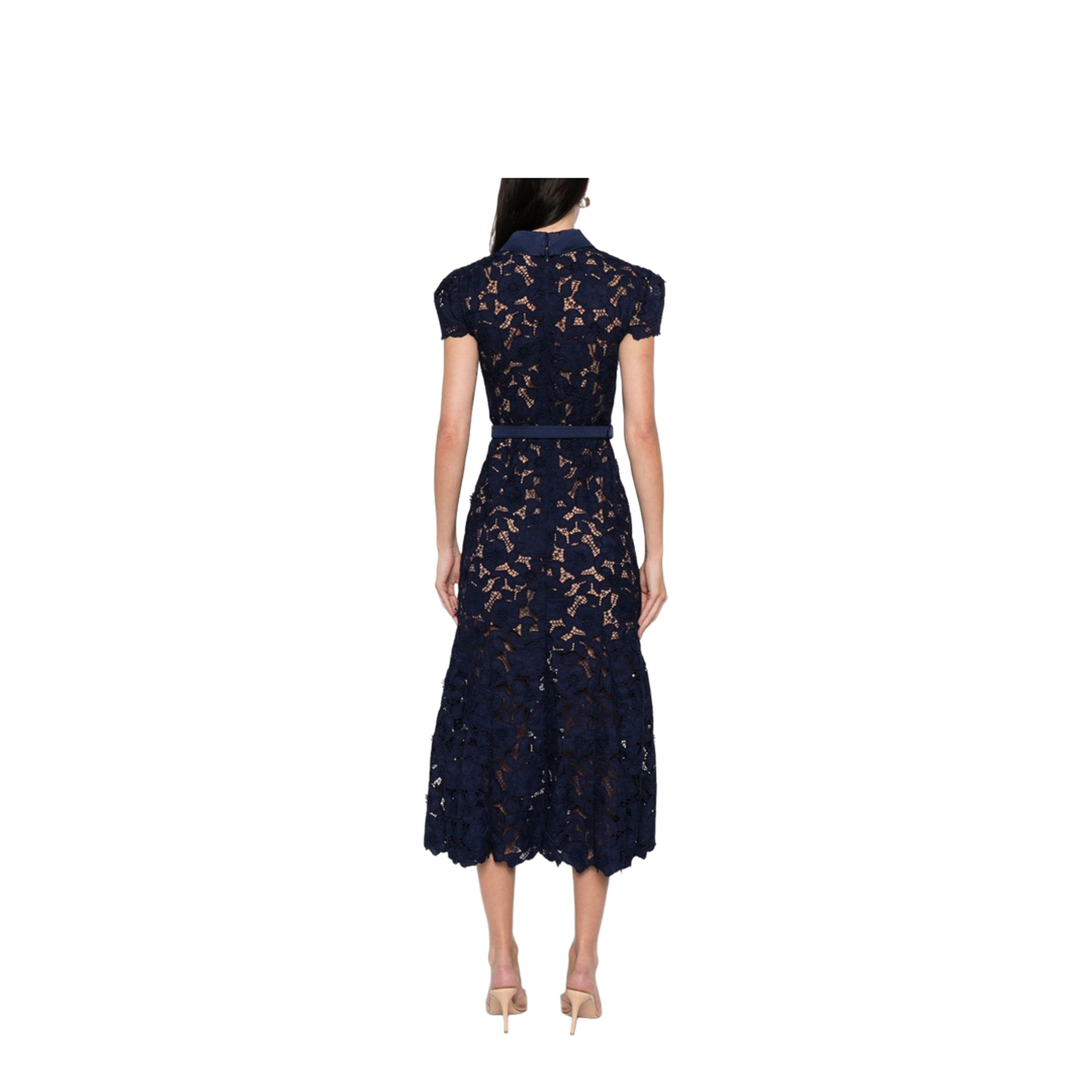 Lace Midi Dress - Image 2