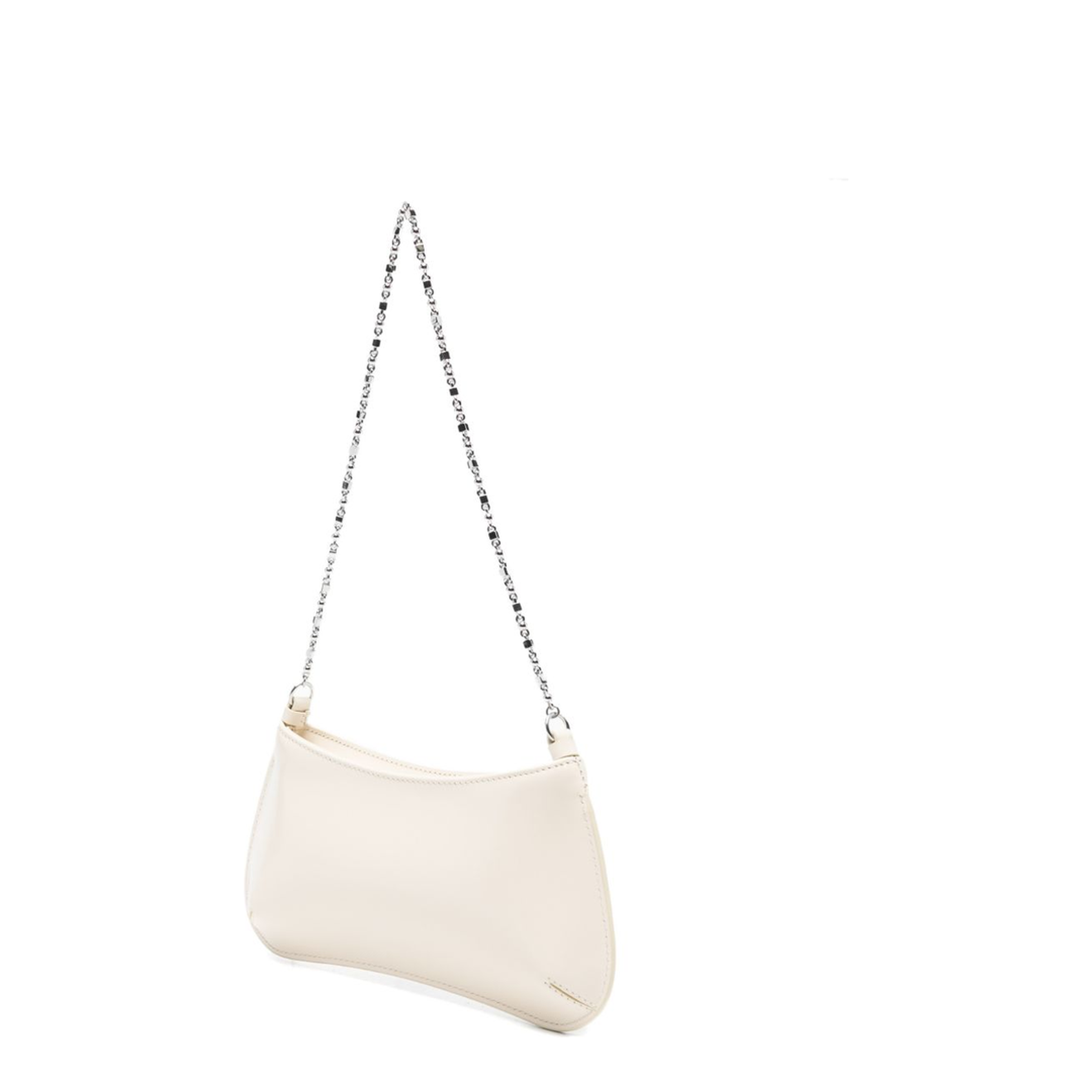 Bisou Chaîne Small Calfskin Shoulder Bag - Light Ivory - Image 2
