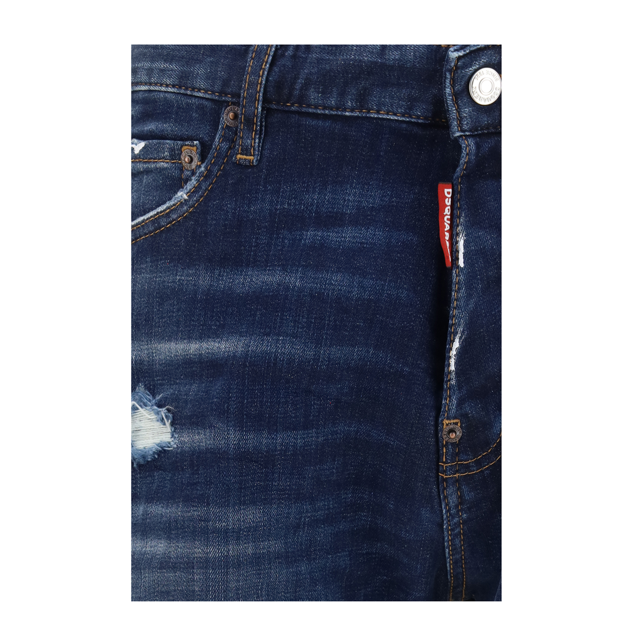 Distressed Denim Shorts - Image 3