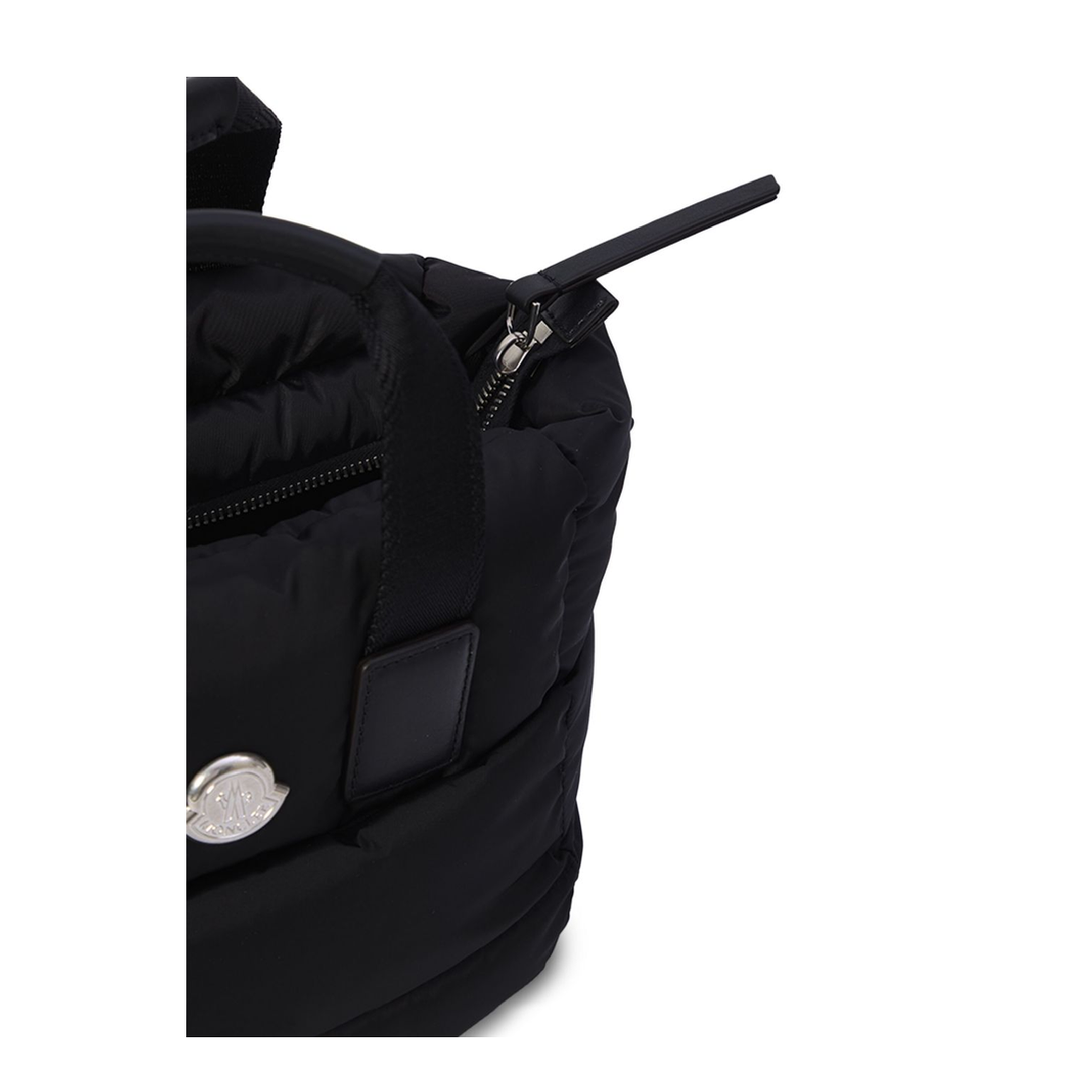 Caradoc Mini Quilted Nylon Tote - Black - Image 2