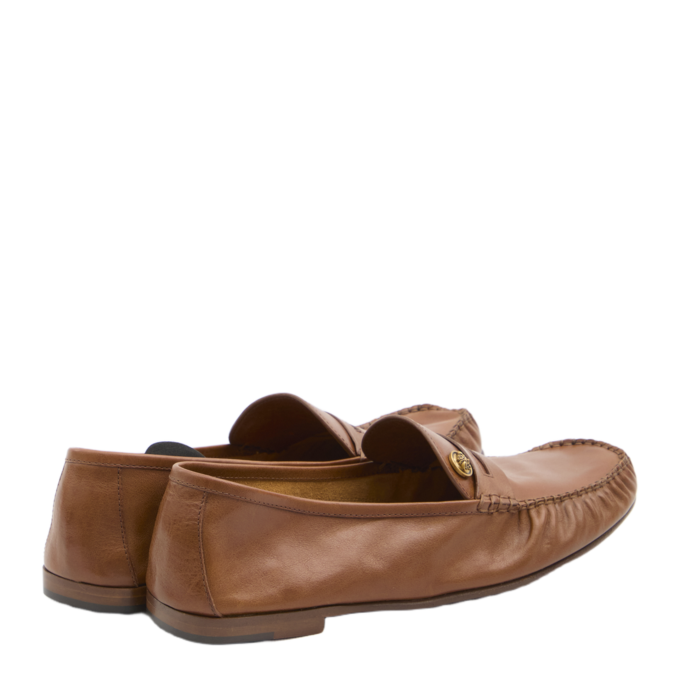 Medusa Leather Loafers - Image 3