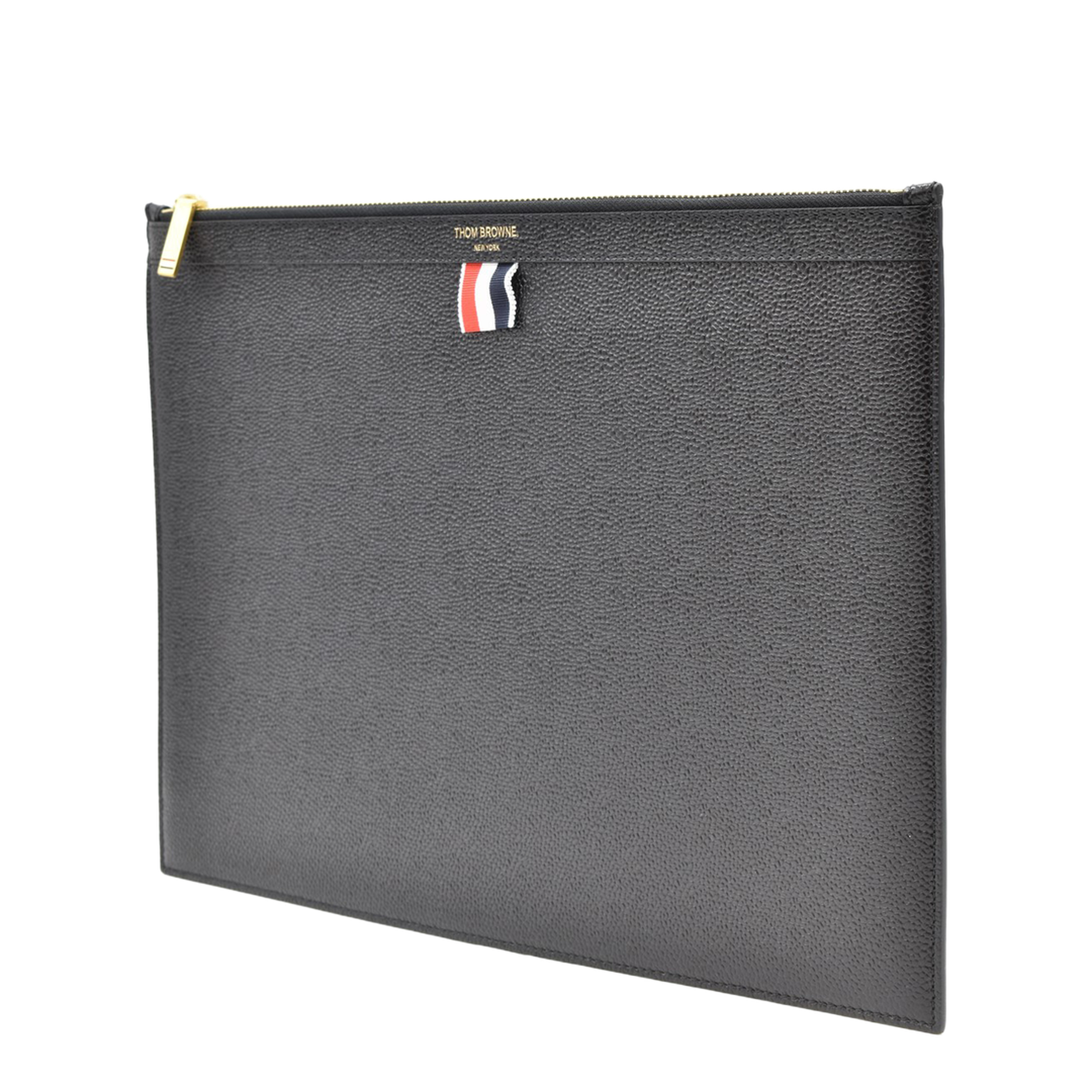 Medium Pebble-Grain Leather Document Holder - Black - Image 4