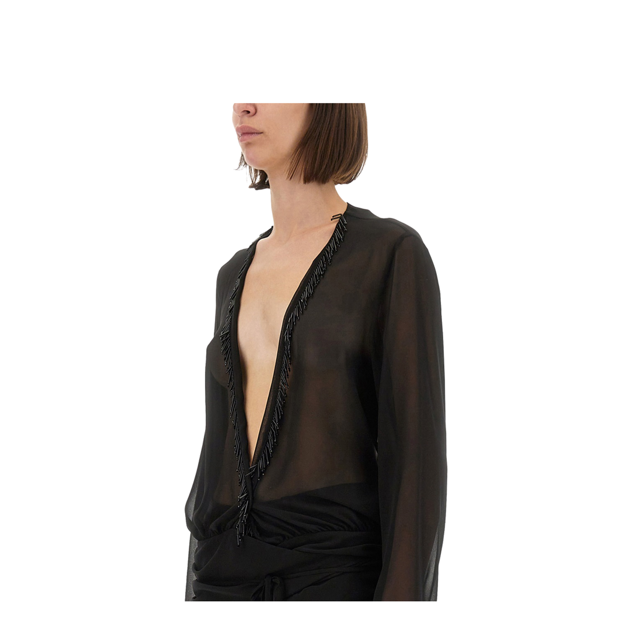 Embroidered Georgette Blouse - Image 4