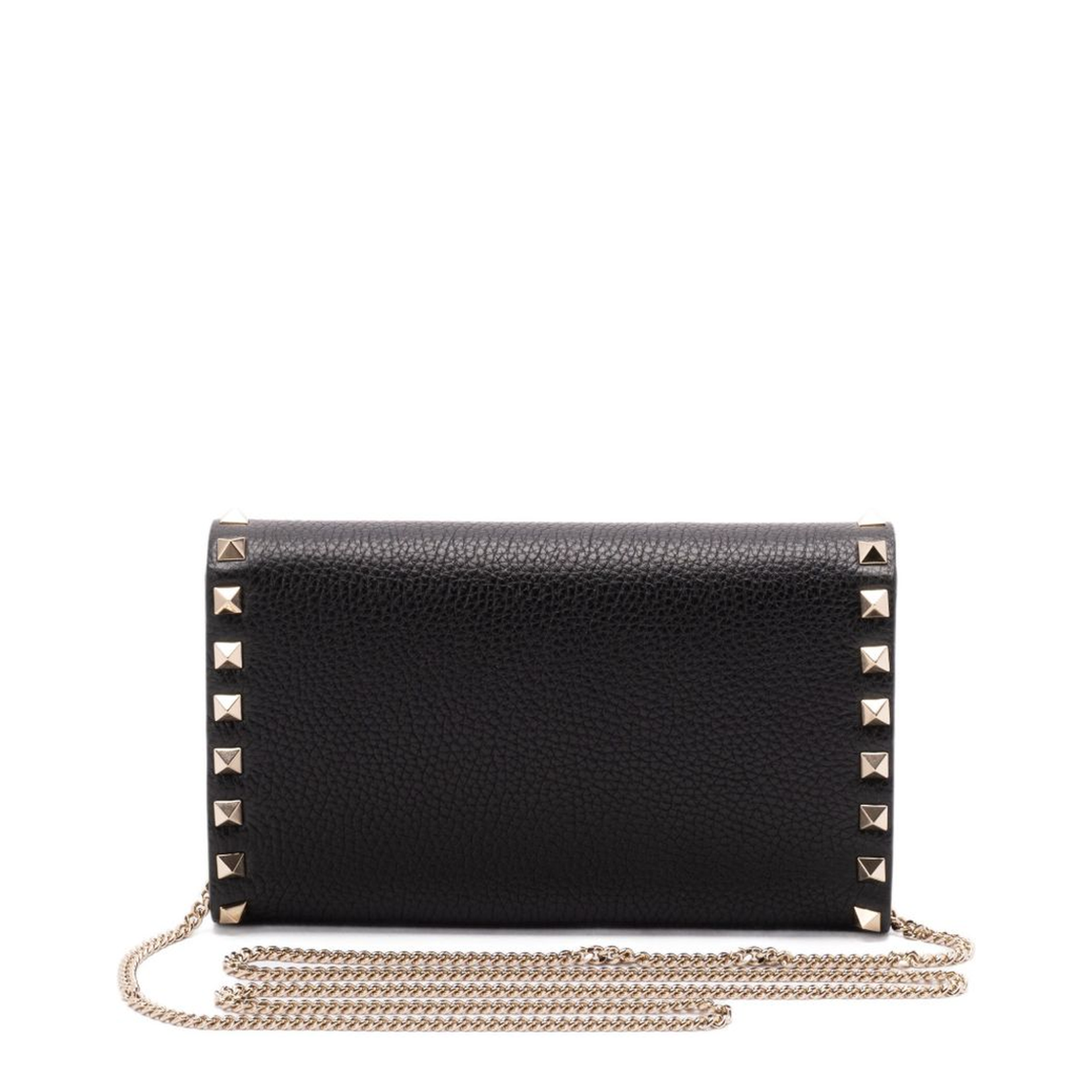 Rockstud Leather Wallet on Chain - Image 3