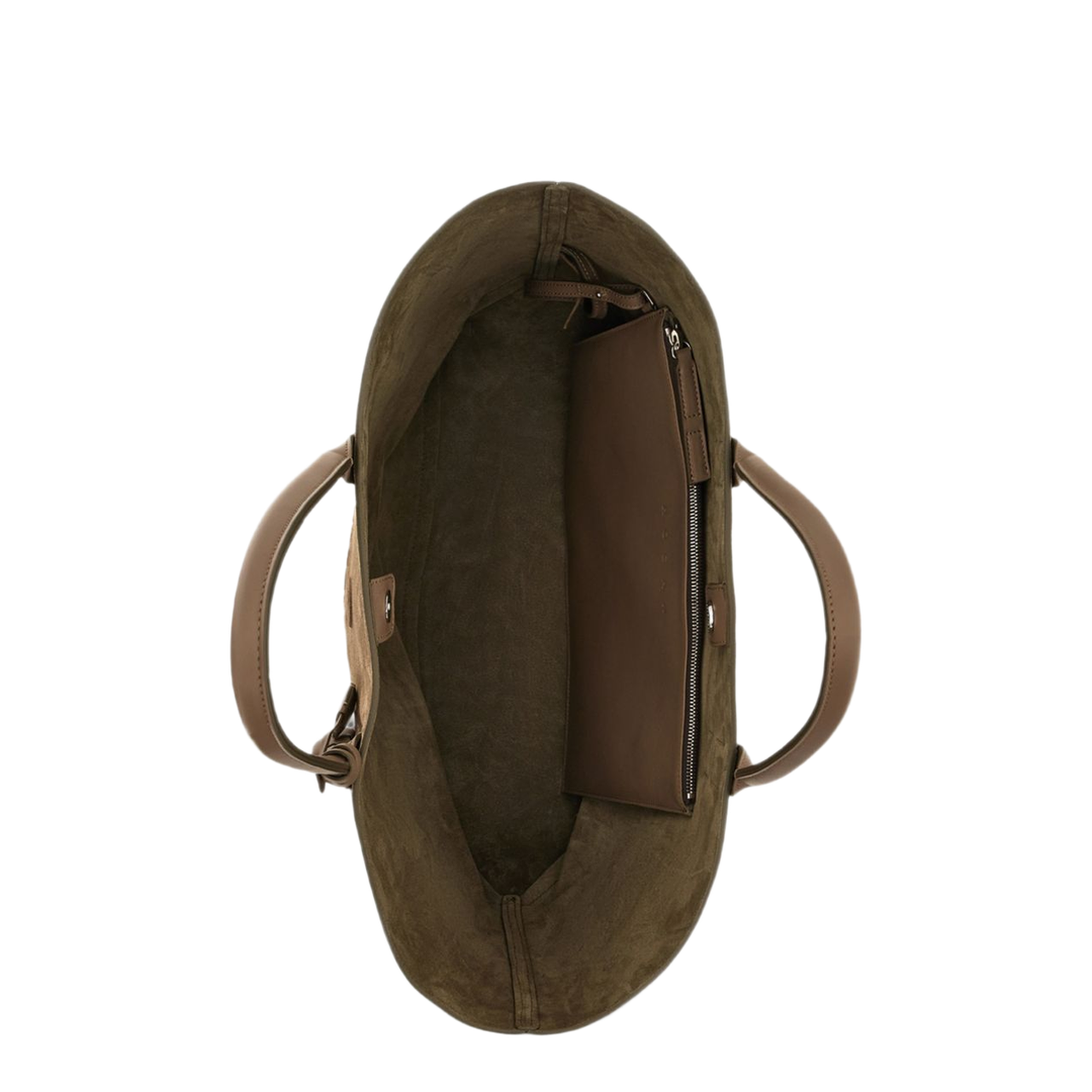 Medium Calf Leather Shopping Bag - Beige - Image 5