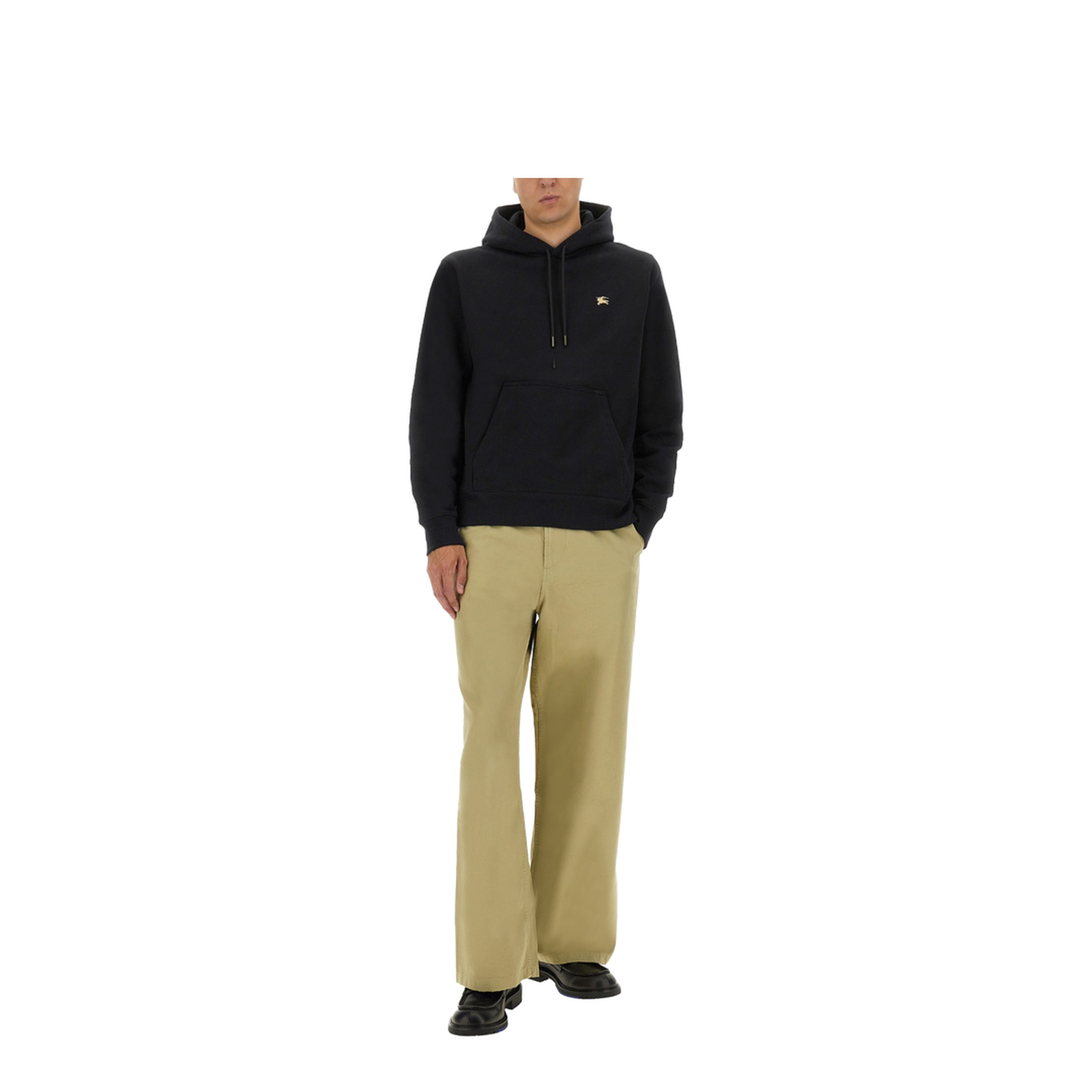 Logo Embroidered Drawstring Hoodie - Image 2