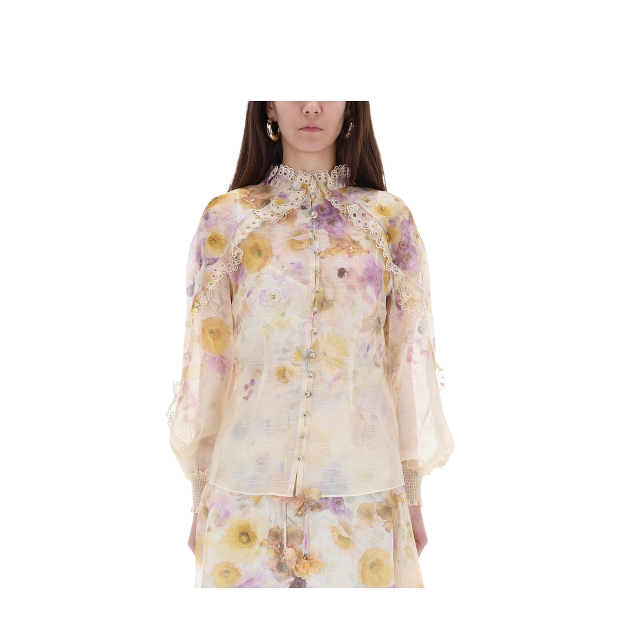 Memento Embroidered Blouse - Image 1