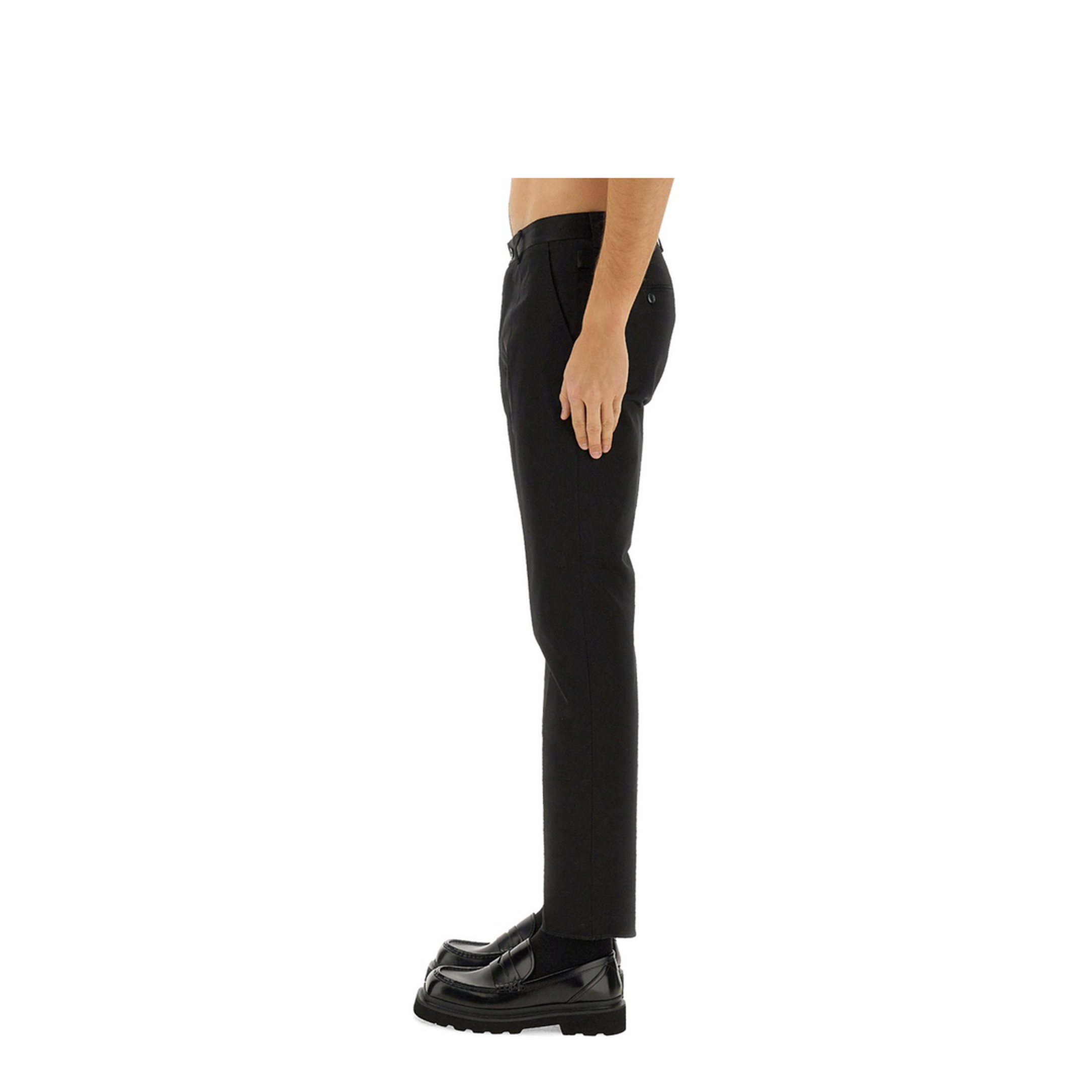 Cotton Tailored Pants - Image 4