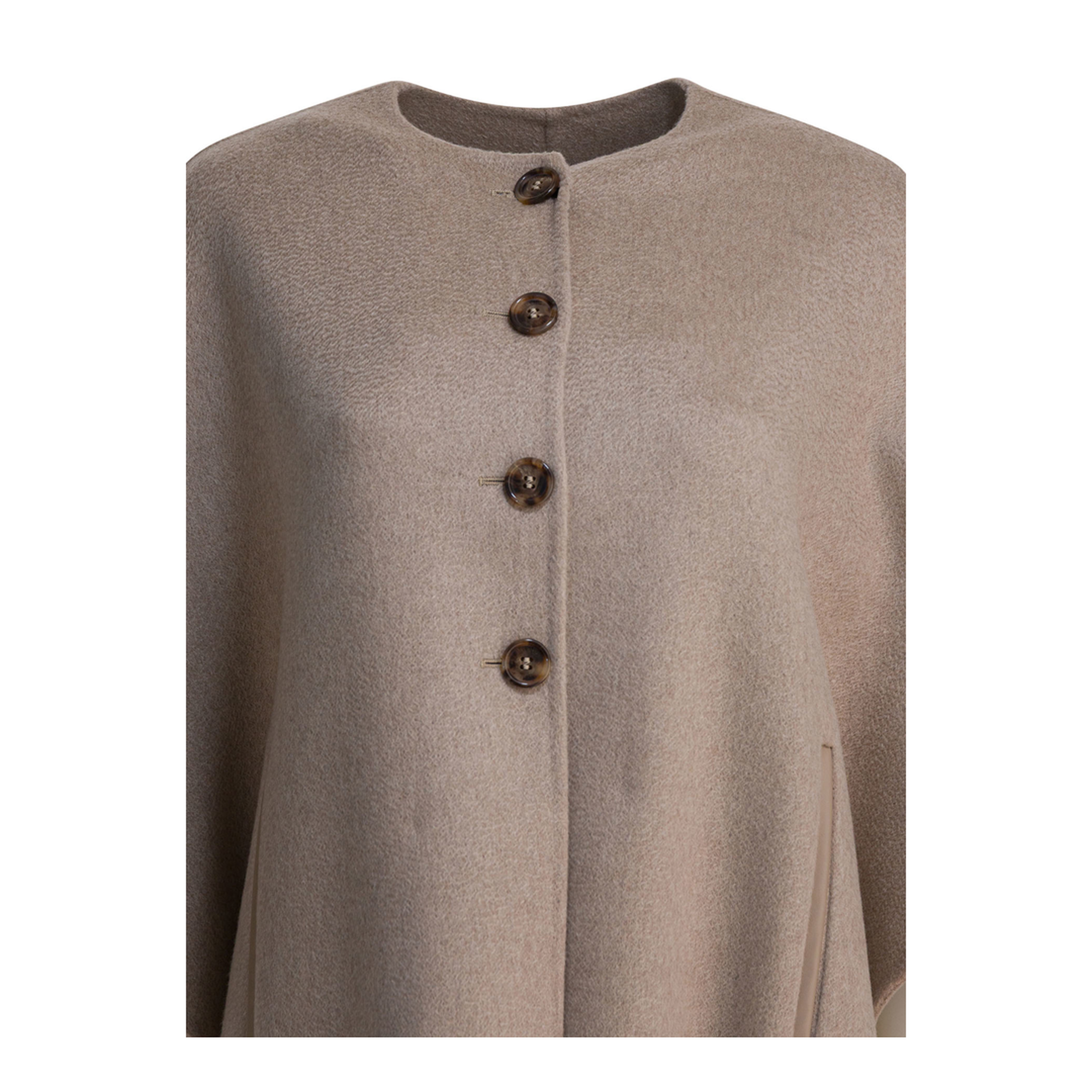 Cashmere Midi Cape - Image 3