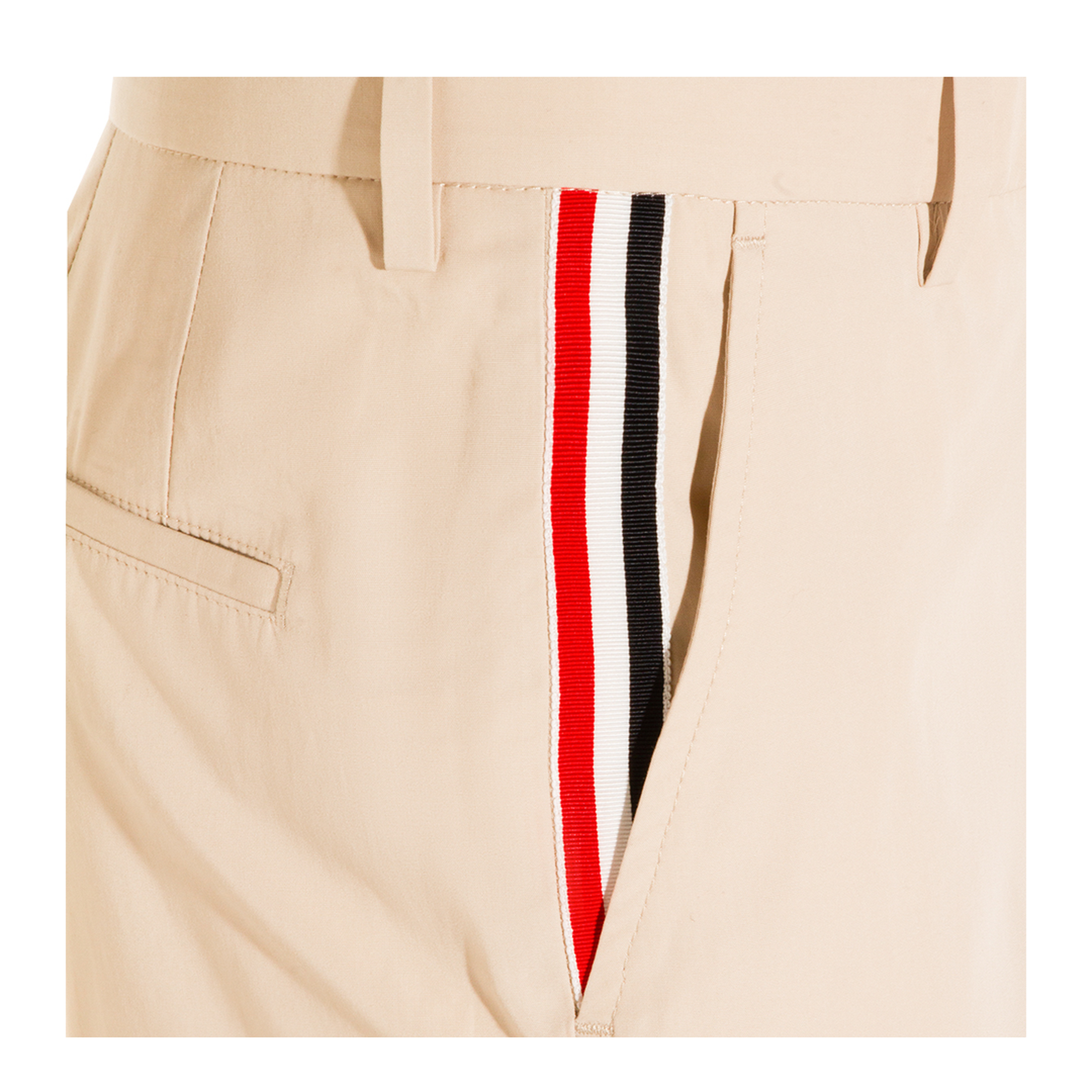Relaxed Classic Beltloop Trouser With Gg Tape Details In Wrinkle Free Cotton Suiting - Image 5