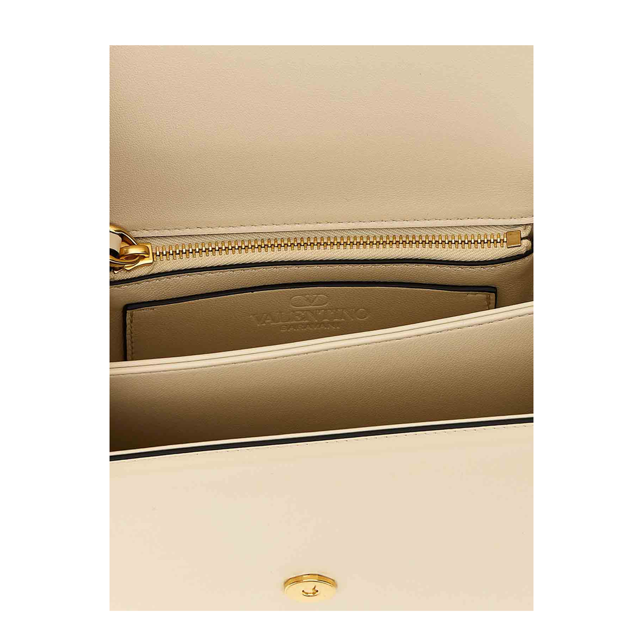 Vain Calfskin Shoulder Bag - White - Image 4
