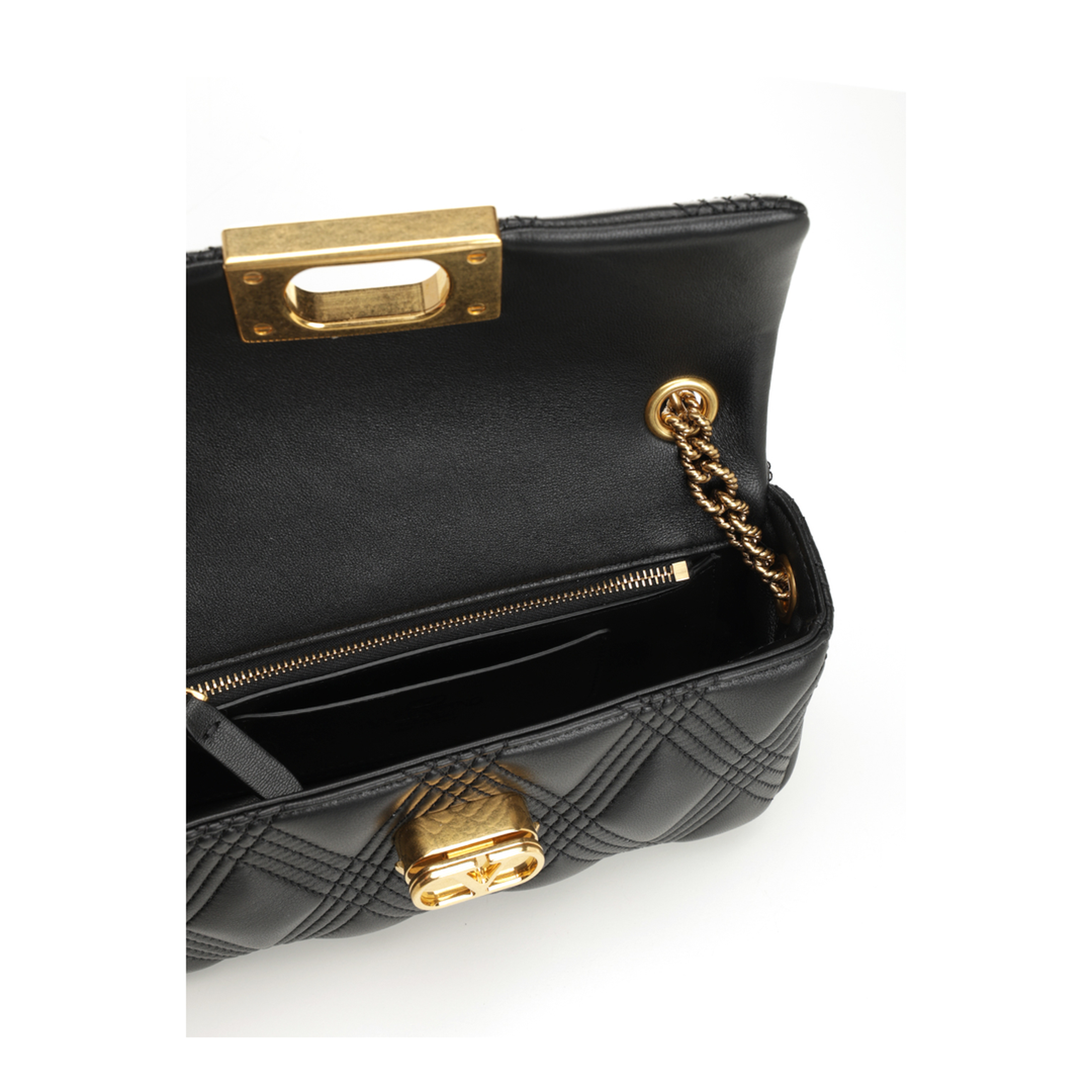 Garavani Small Shoulder Bag Quiltie 67 Black - Image 4