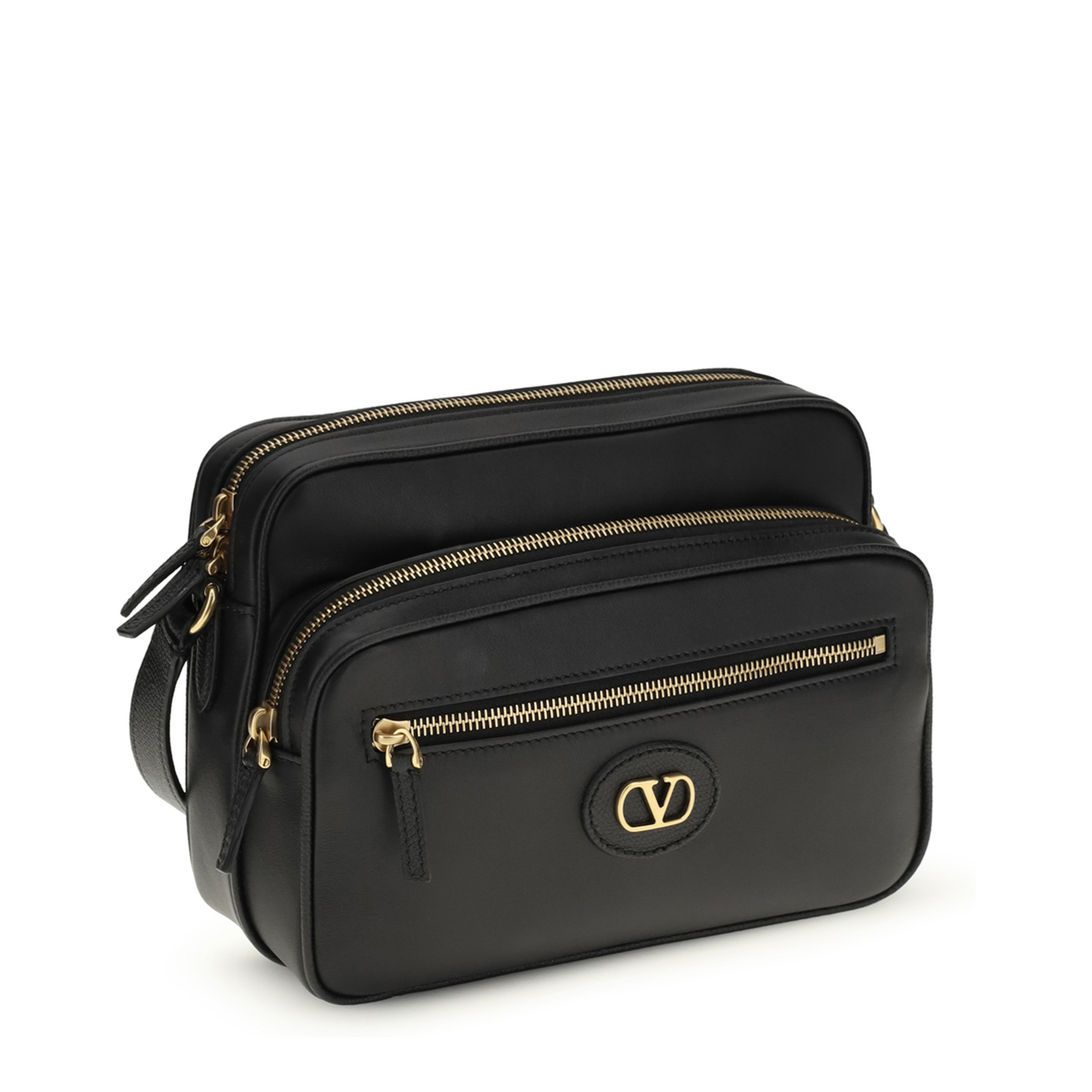 Antibes Calfskin Shoulder Bag - Black - Image 2