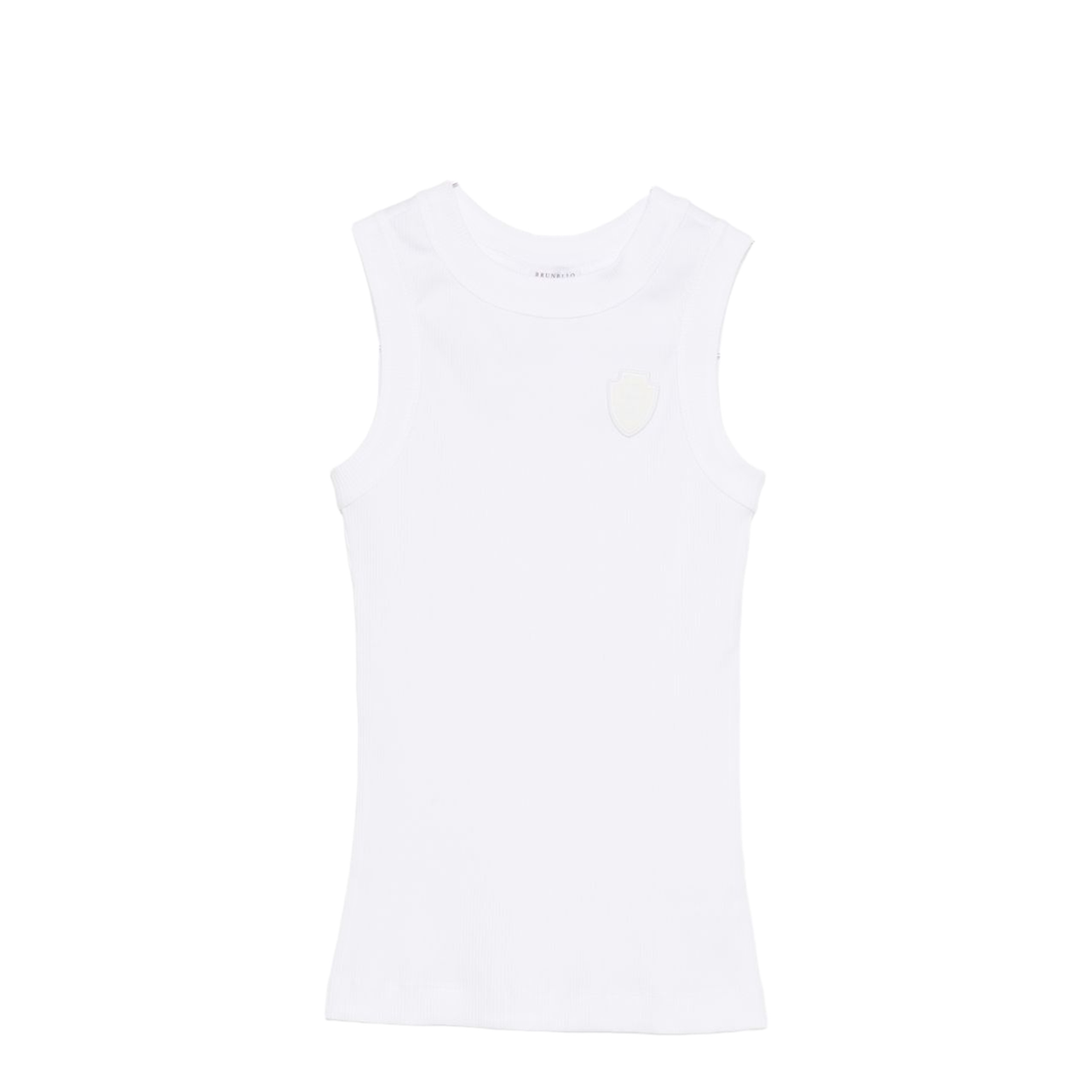 Cotton Tank Top - White - Image 1
