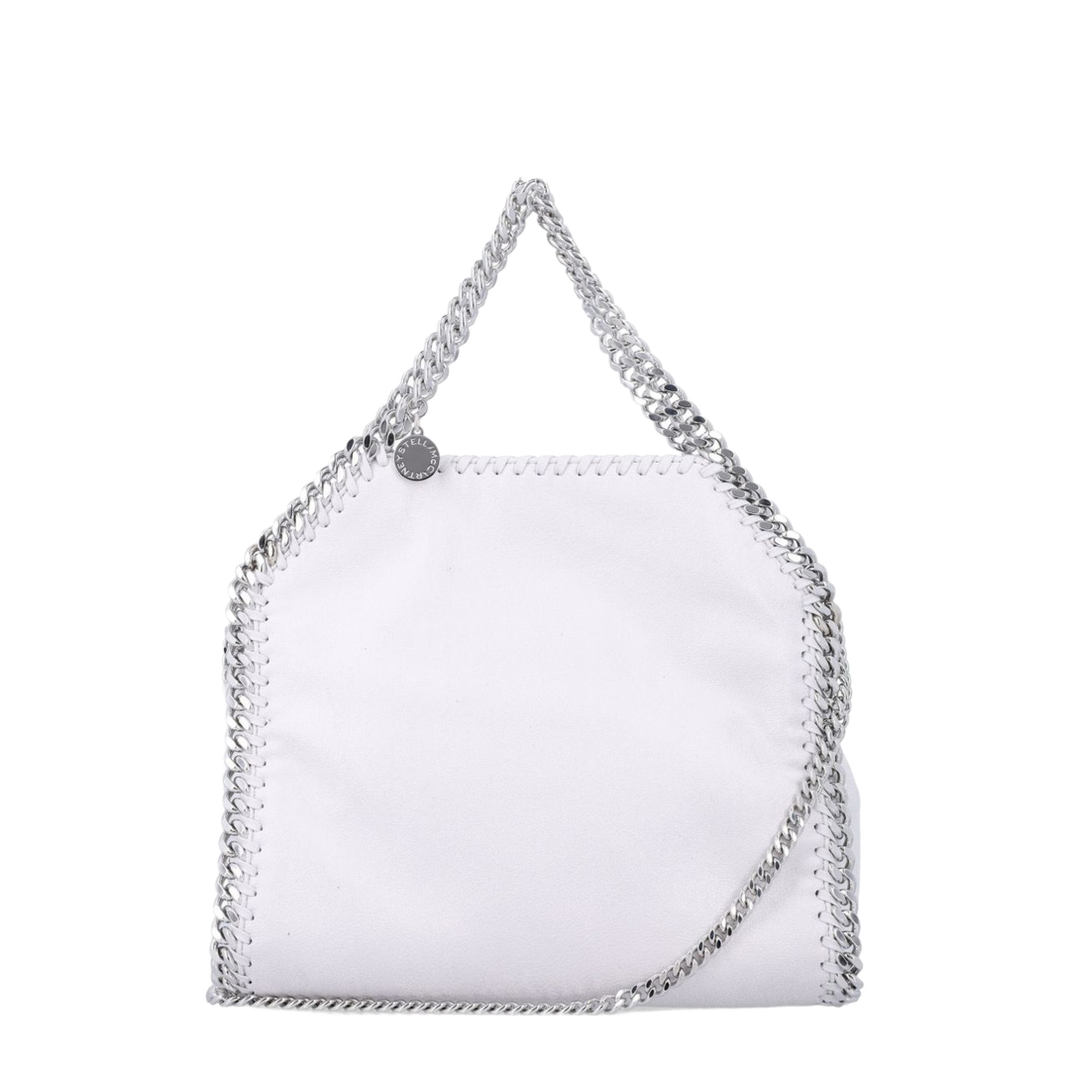 Falabella Mini Polyester Tote - Pearl Grey - Image 1