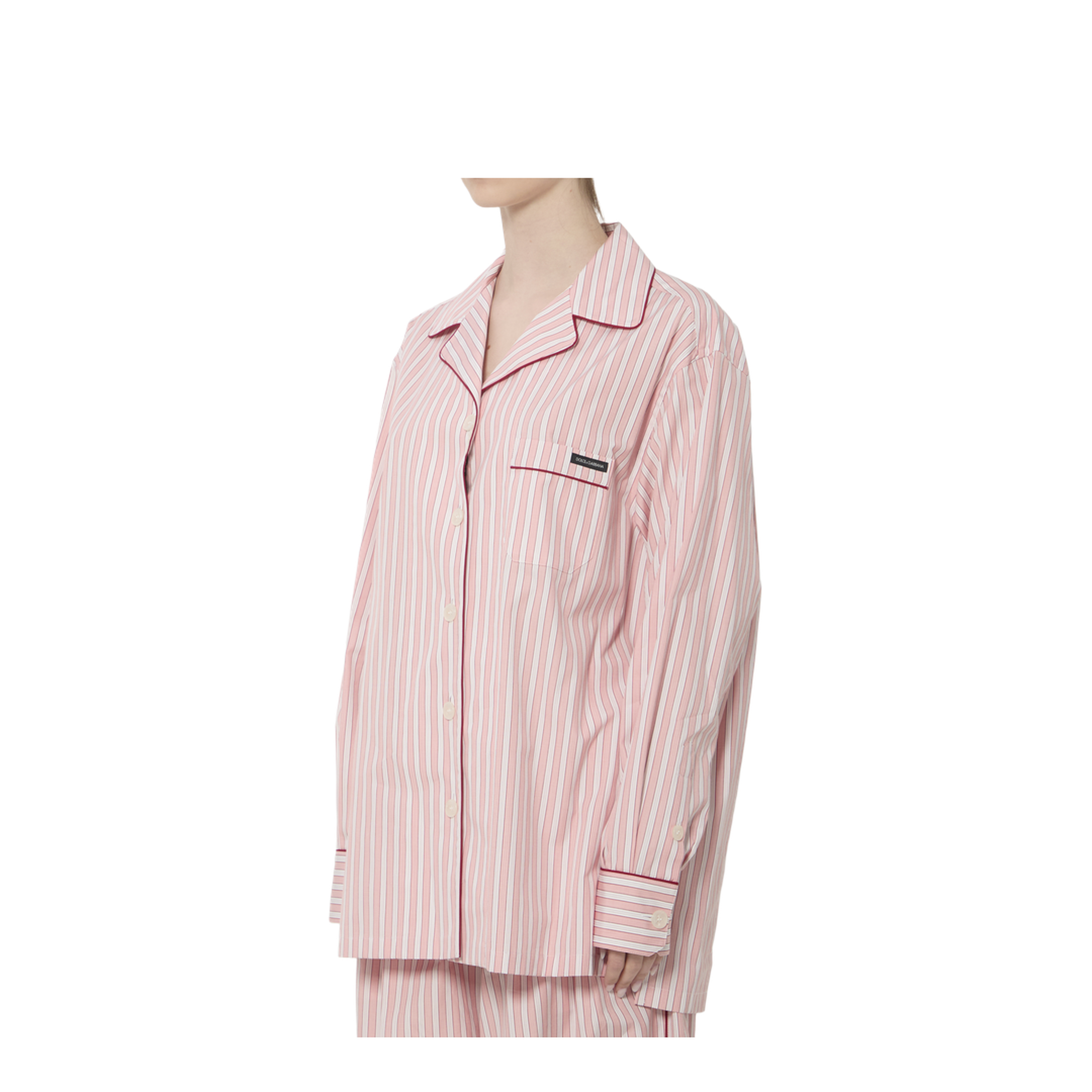 Striped Poplin Shirt In Multicolor - Image 2