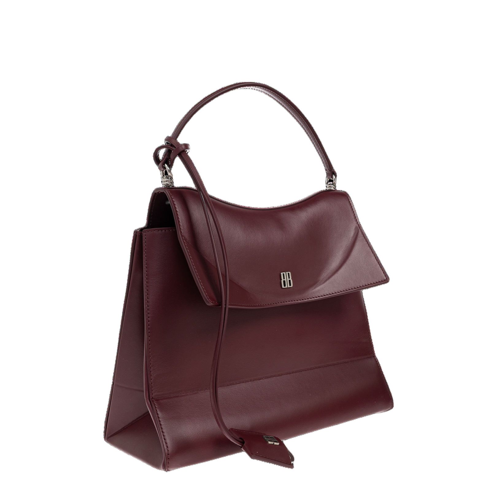 Nano Handbag Medium in Dark Burgundy - Image 4