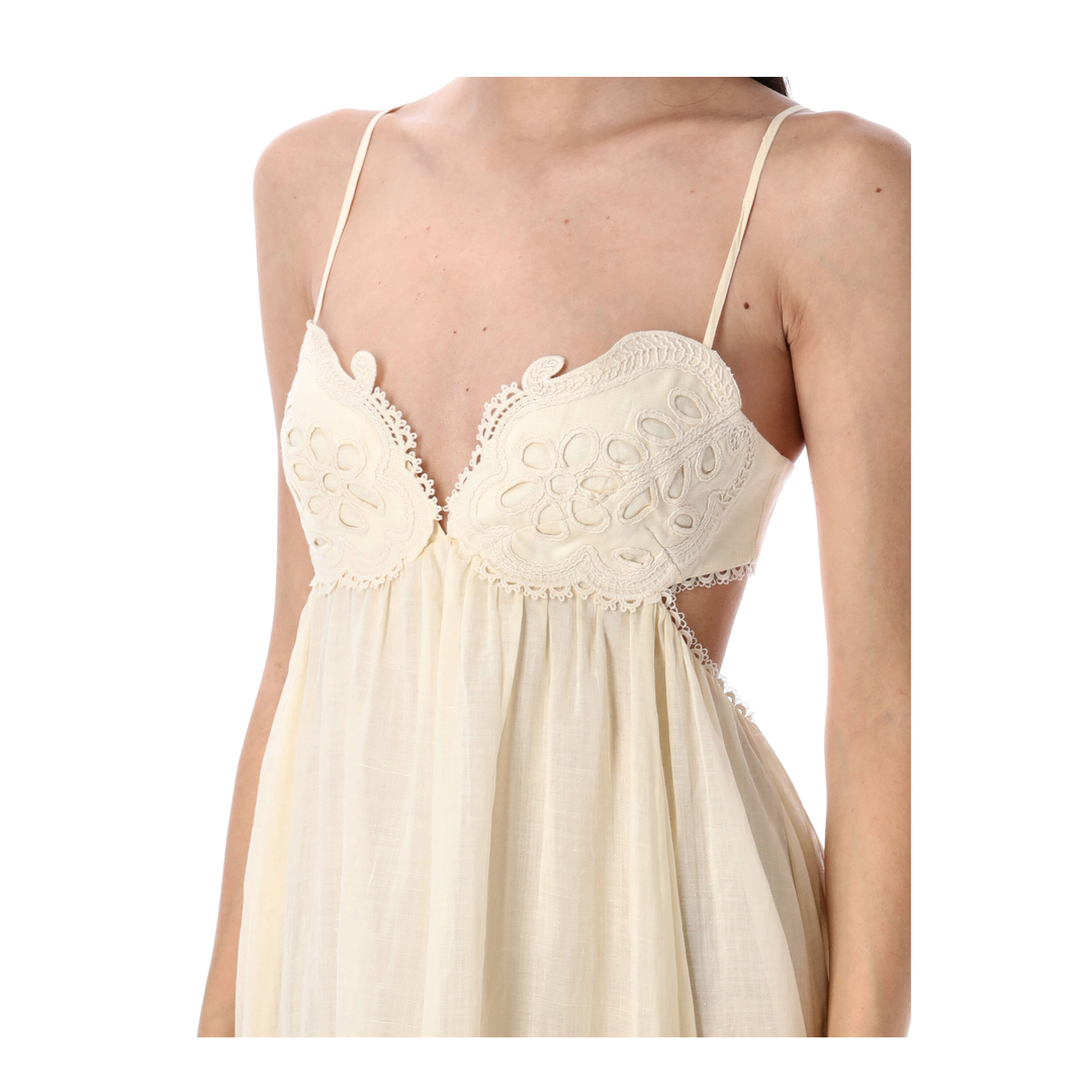 Coco Embroidered Long Dress - Image 3