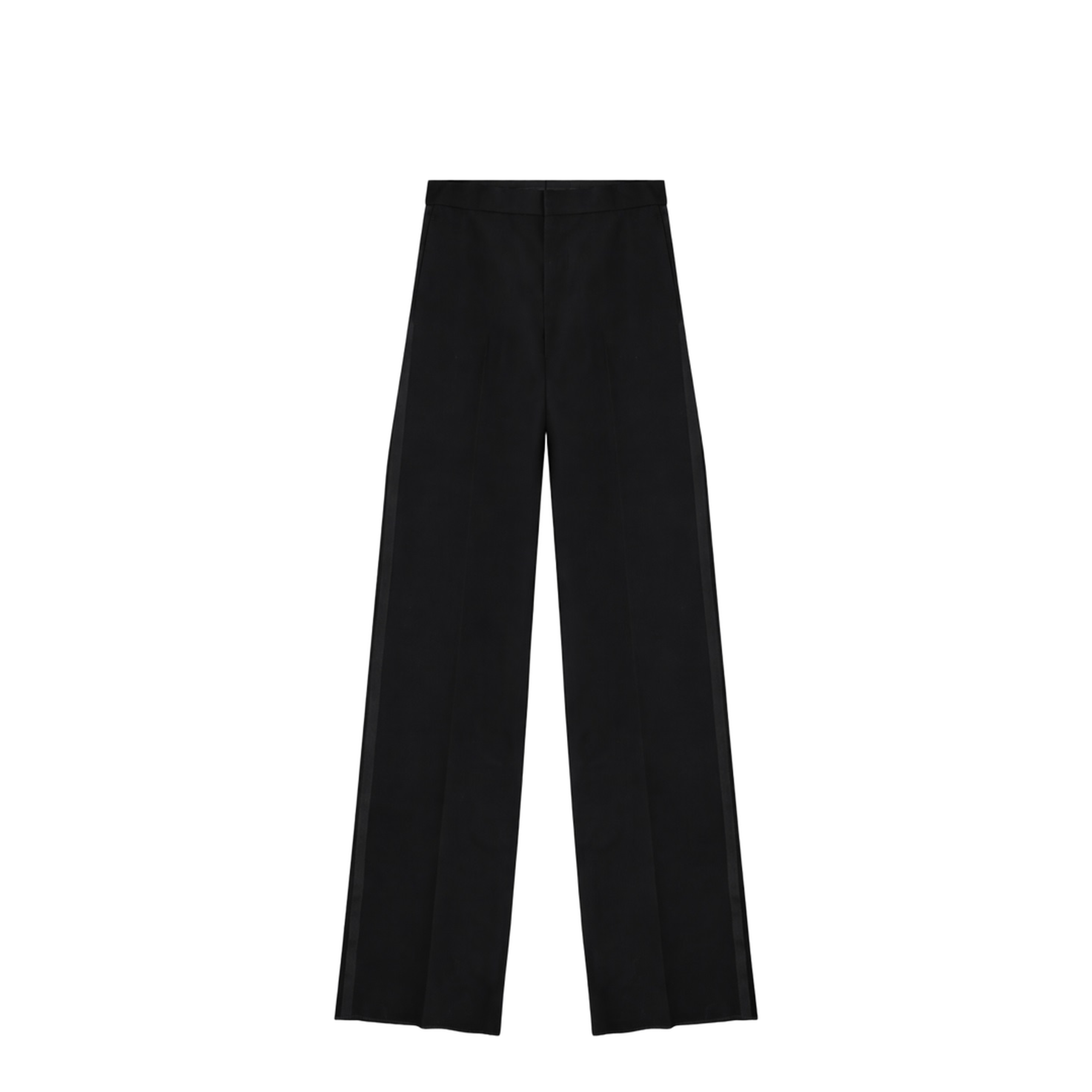 Straight-leg wool trousers - Image 1