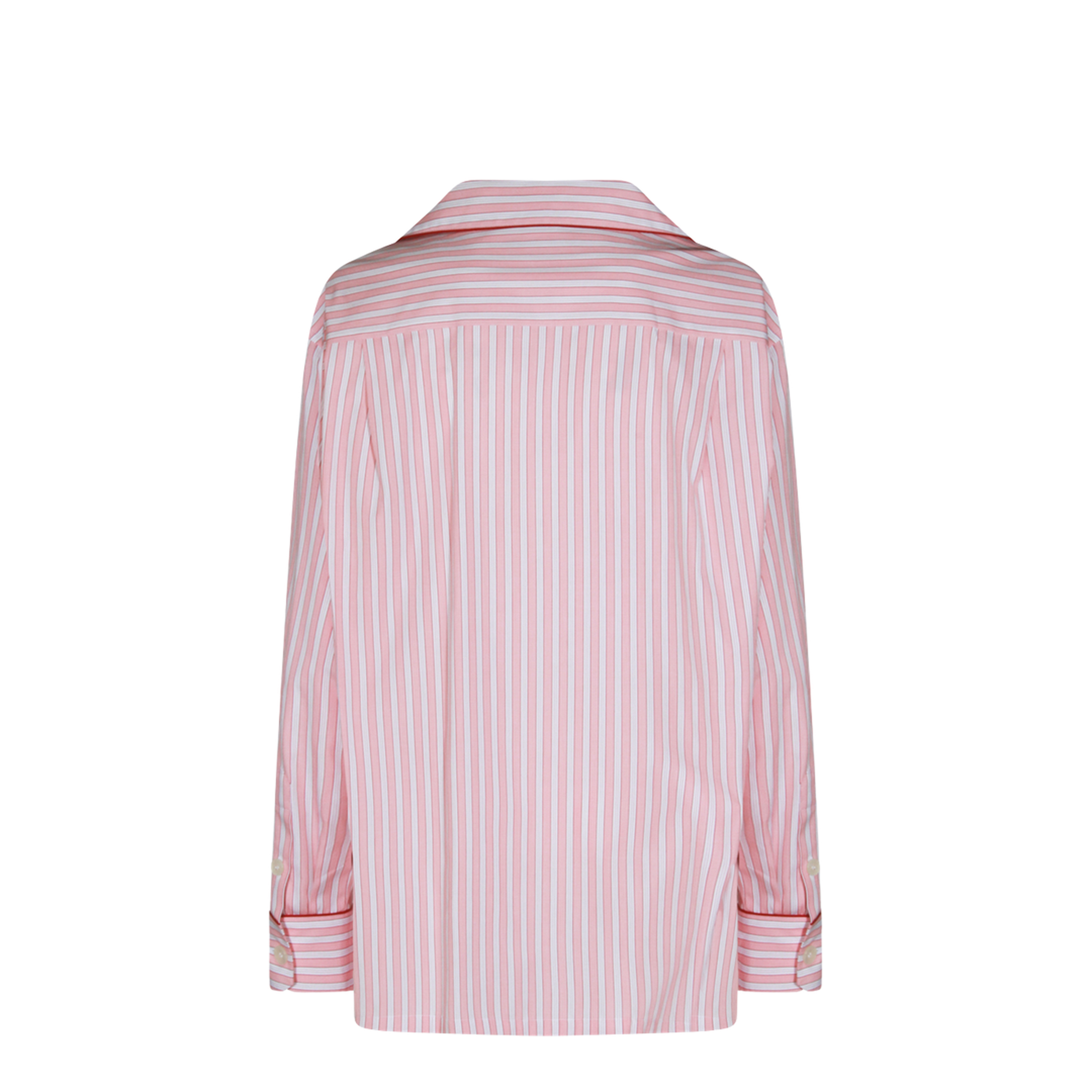 Striped Poplin Shirt In Multicolor - Image 3
