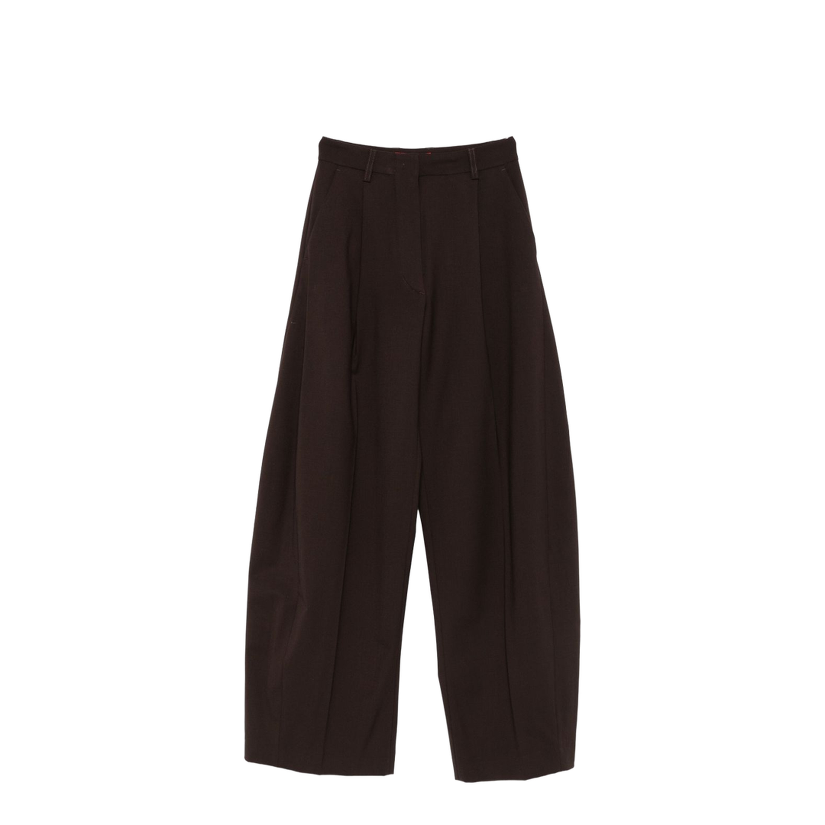 Billie Wool Blend Wide-Leg Trousers - Image 1