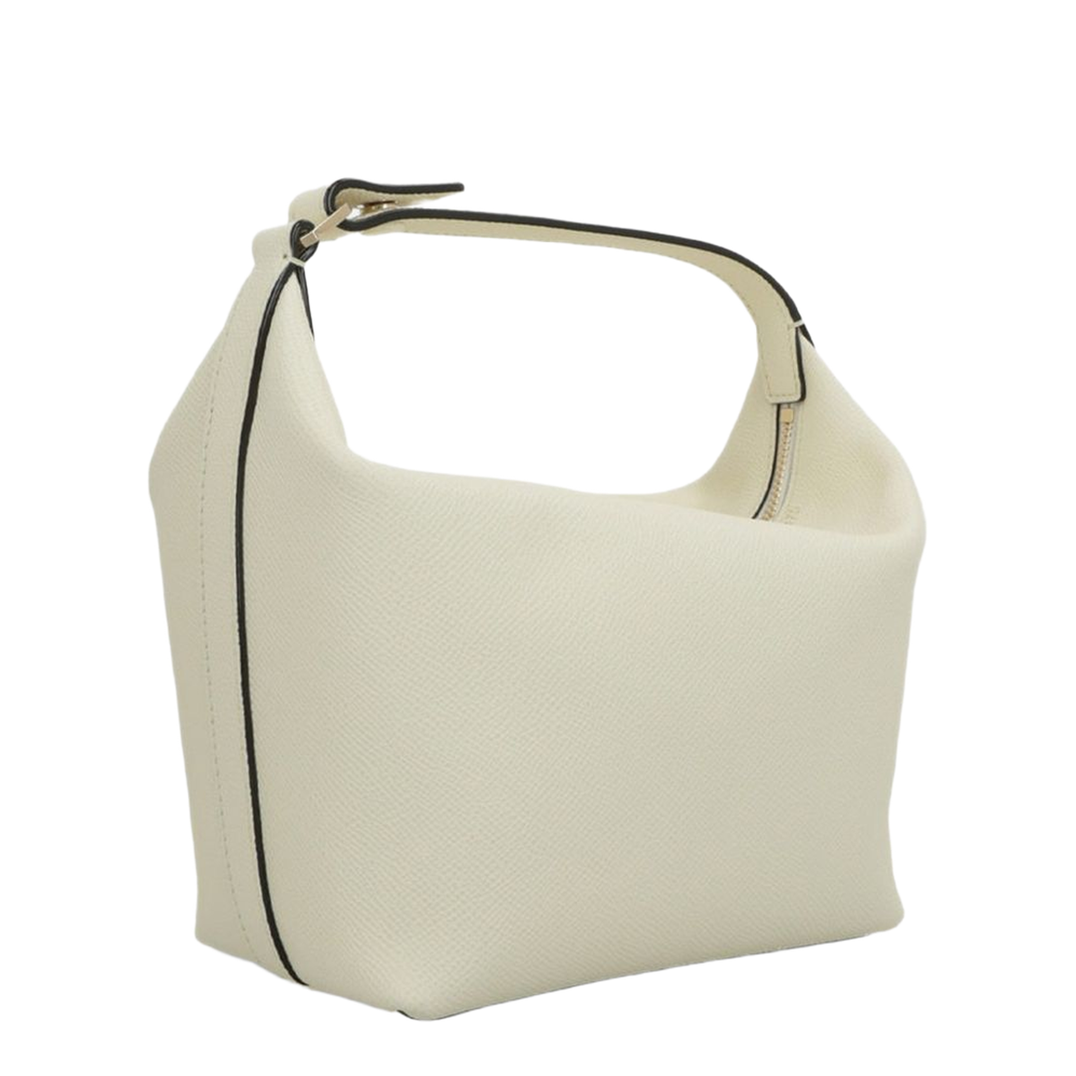 Mochi Mini Soft Millepunte Calfskin Top Handle Bag - Light & Natural - Image 3