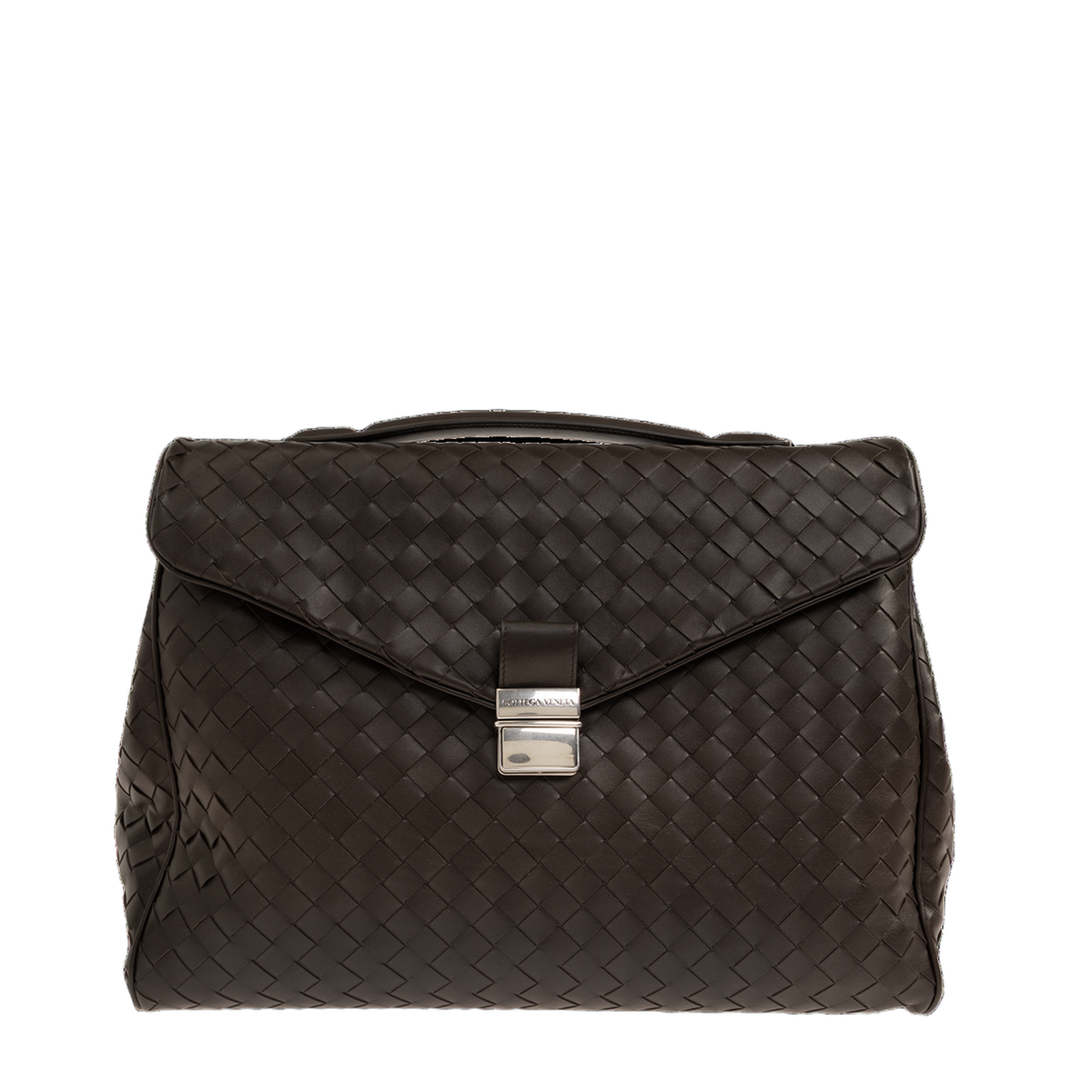 Archivist Briefcase Intrecciato Calfskin - Fondant - Image 1