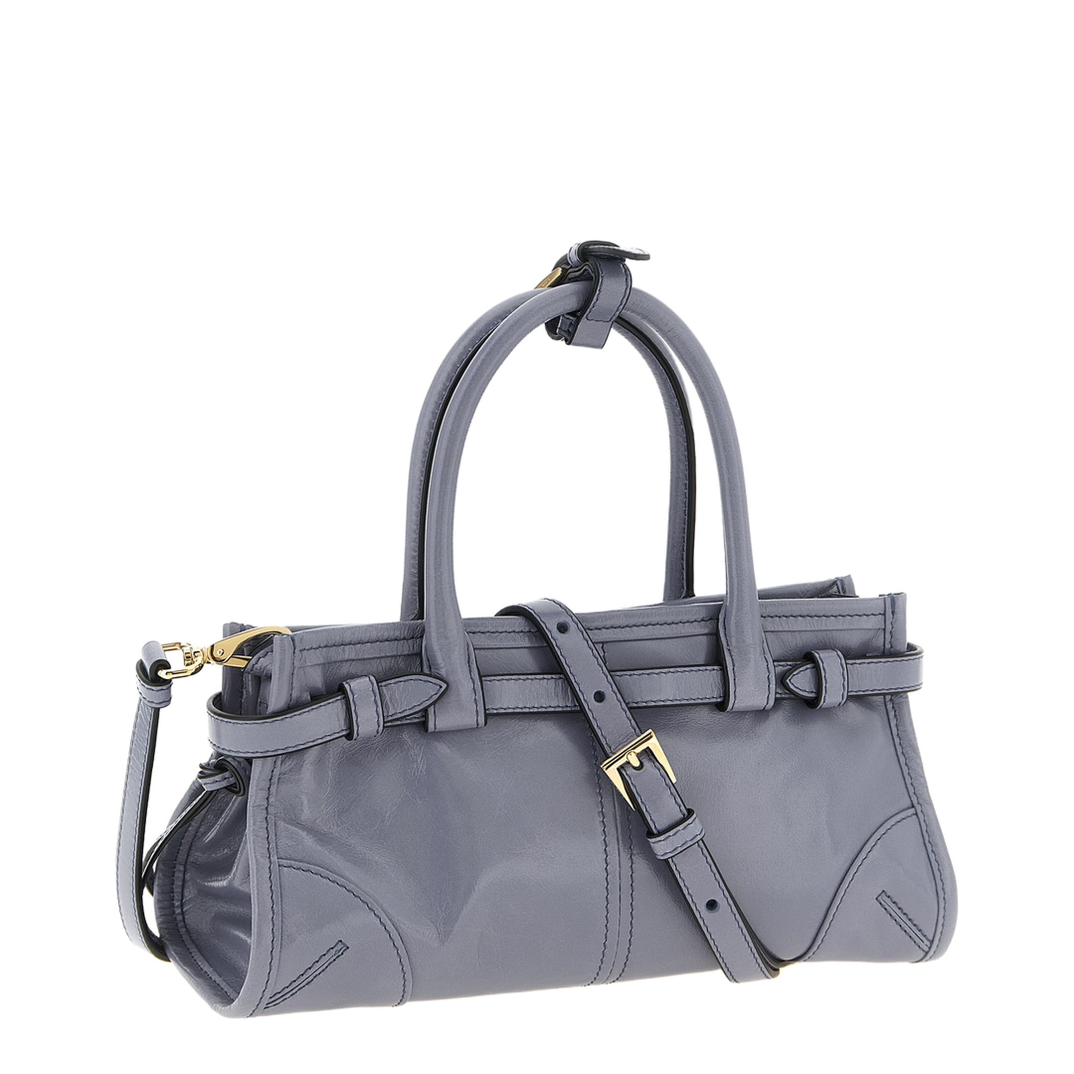 Bonnie Mini Calfskin Handbag - Aviation Blue - Image 2