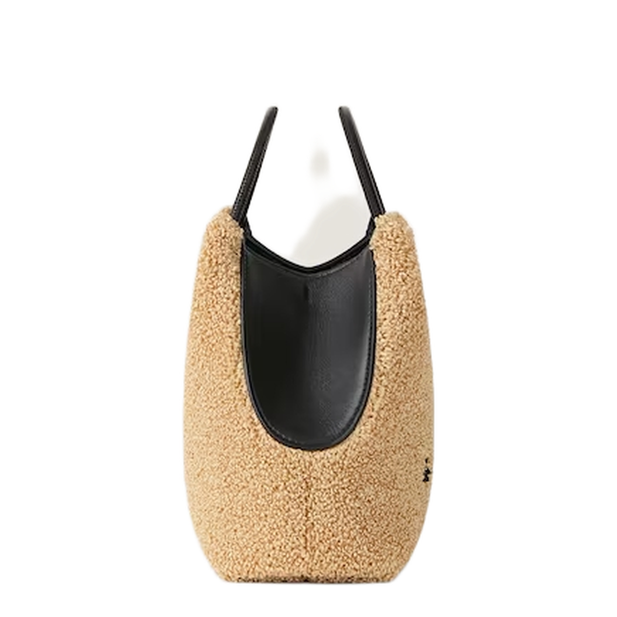 Facet Nano Sponge Raffia Tote - Natural - Image 2