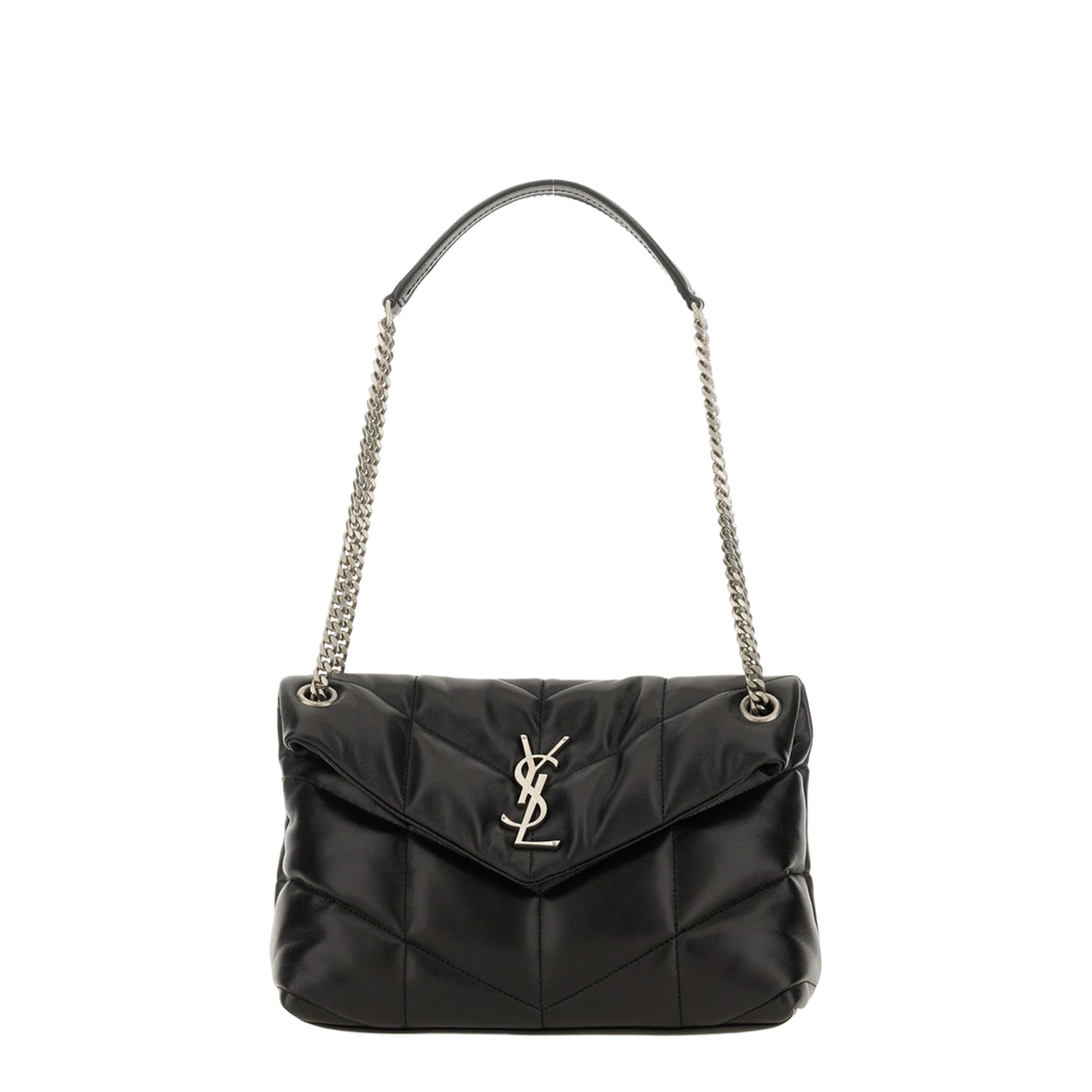 Puffer Small Nappa leather Shoulder Bags - Black - Image 1