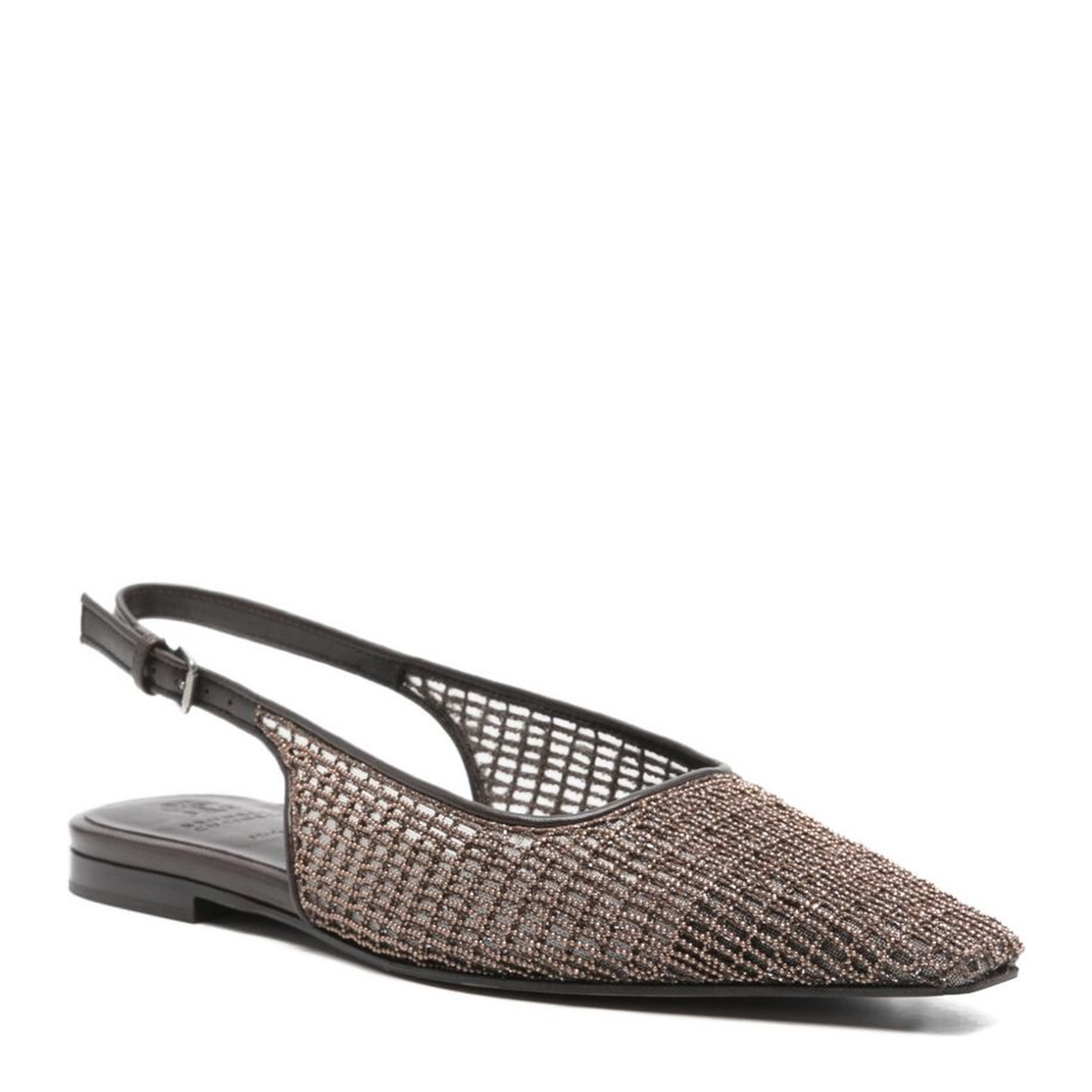 Flat Shoes Brown - Image 4