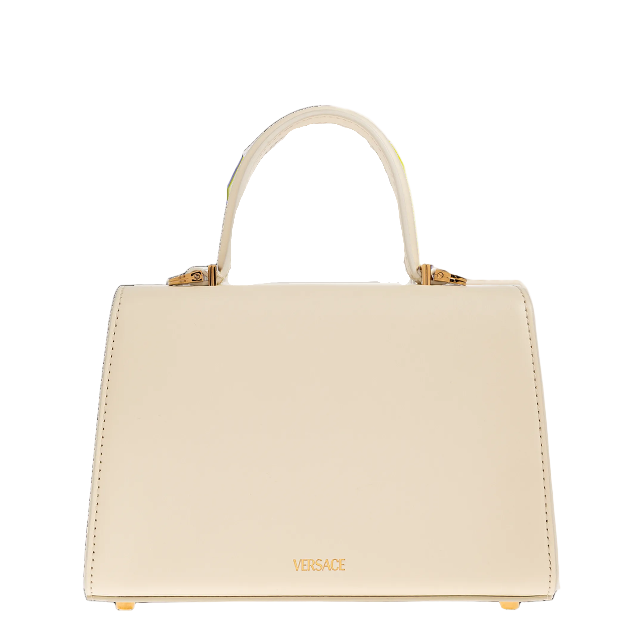 '95 Leather Handbag - White/Gold - Image 2