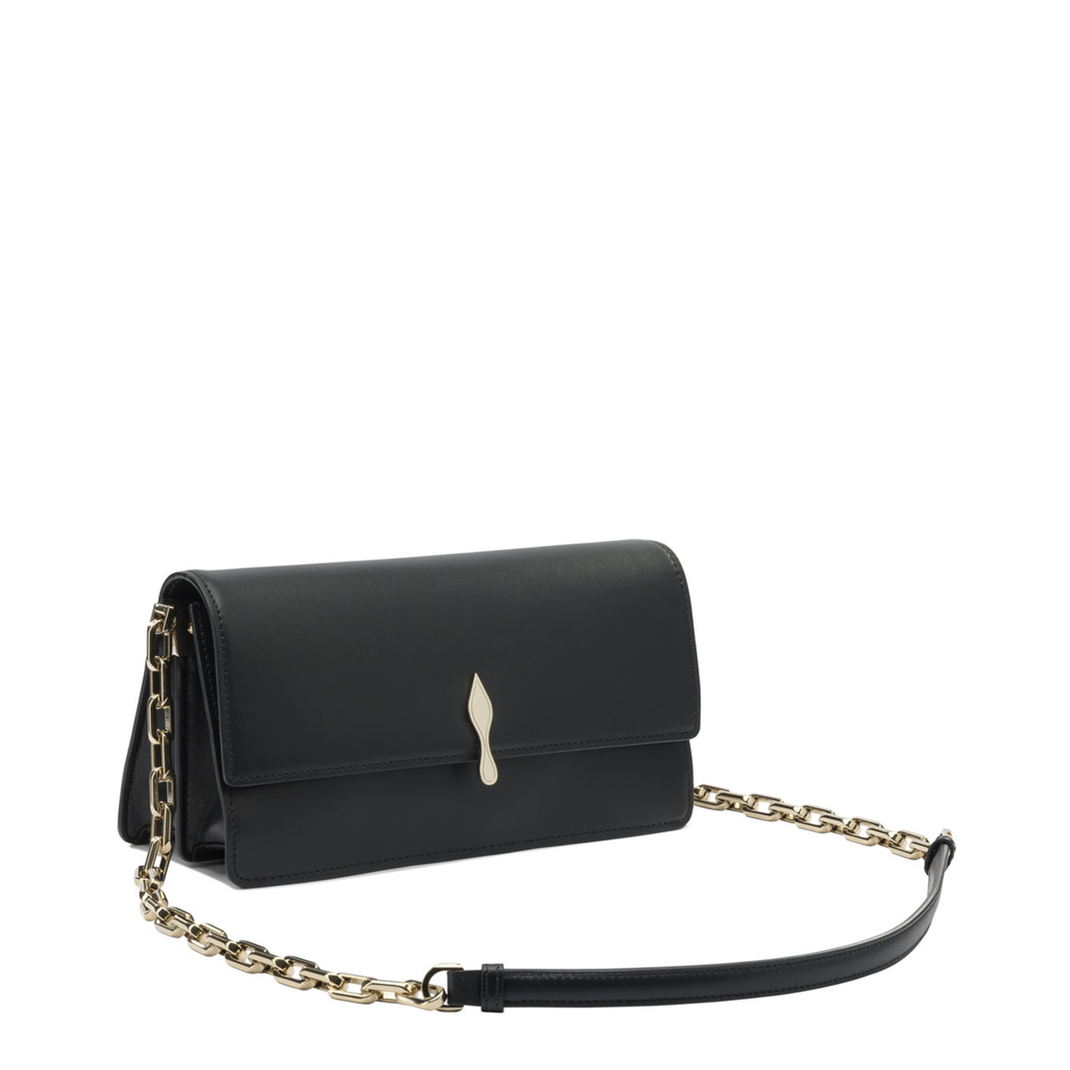 Bettina Crossbody Bag - Lamb Nappa Leather - Black - Image 2