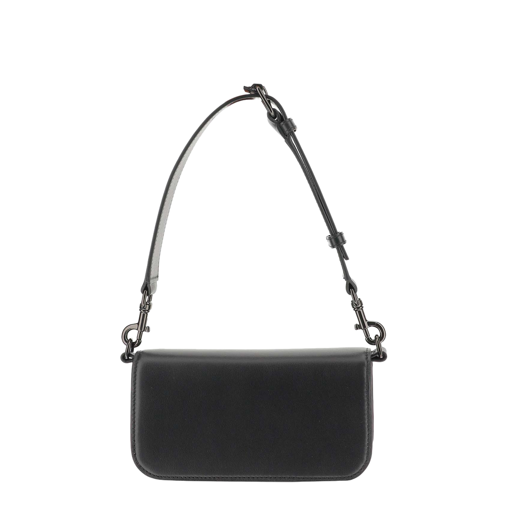 Black Leather Locò Shoulder Bag - Image 3