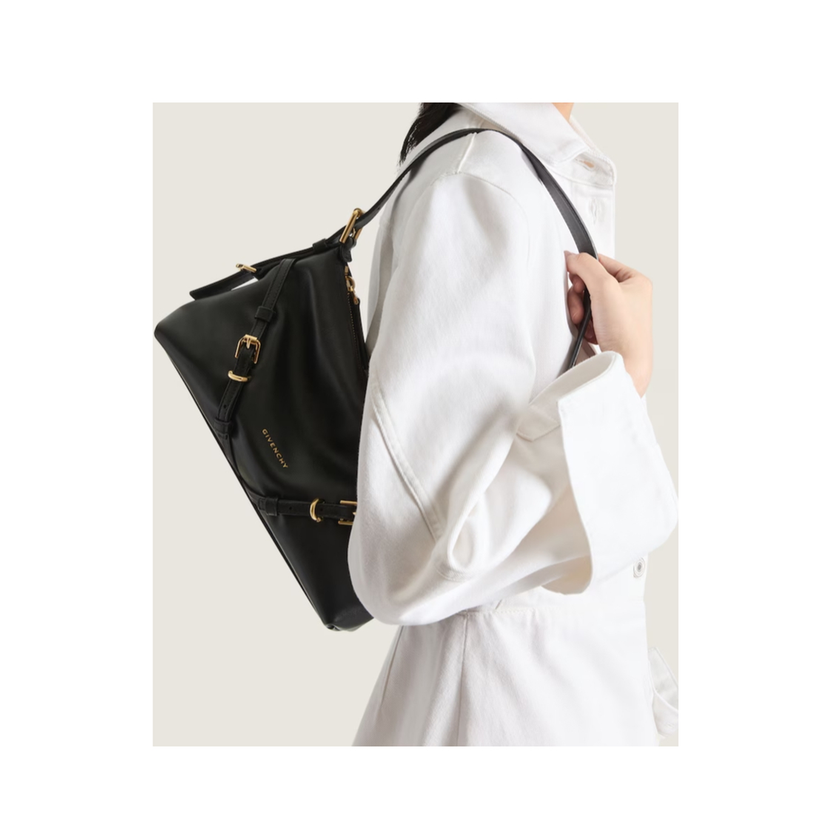 Mini Voyou Bag in Shiny Leather - Image 4