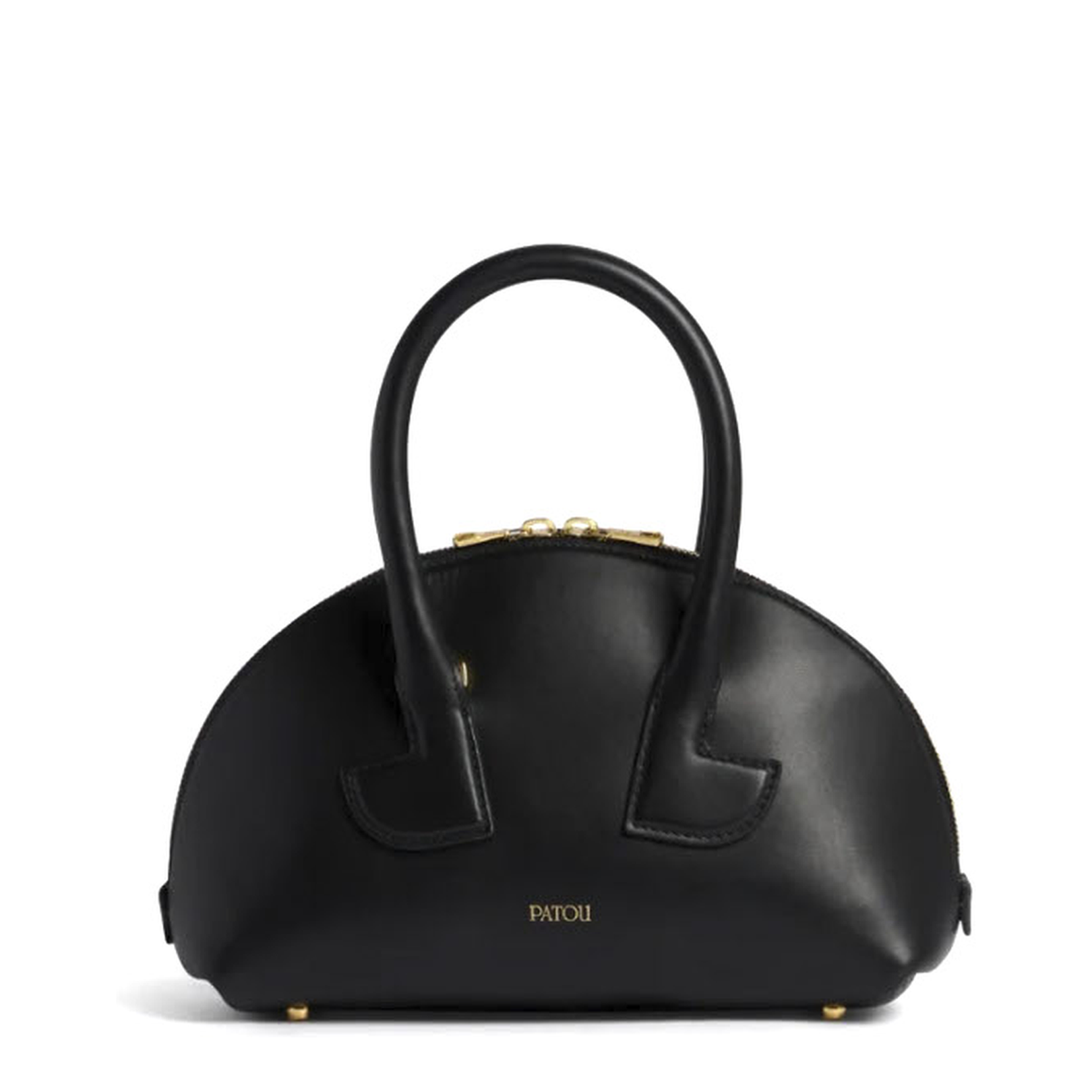 Patou Le Patou Bowling Bag PM Leather - Black - Image 1