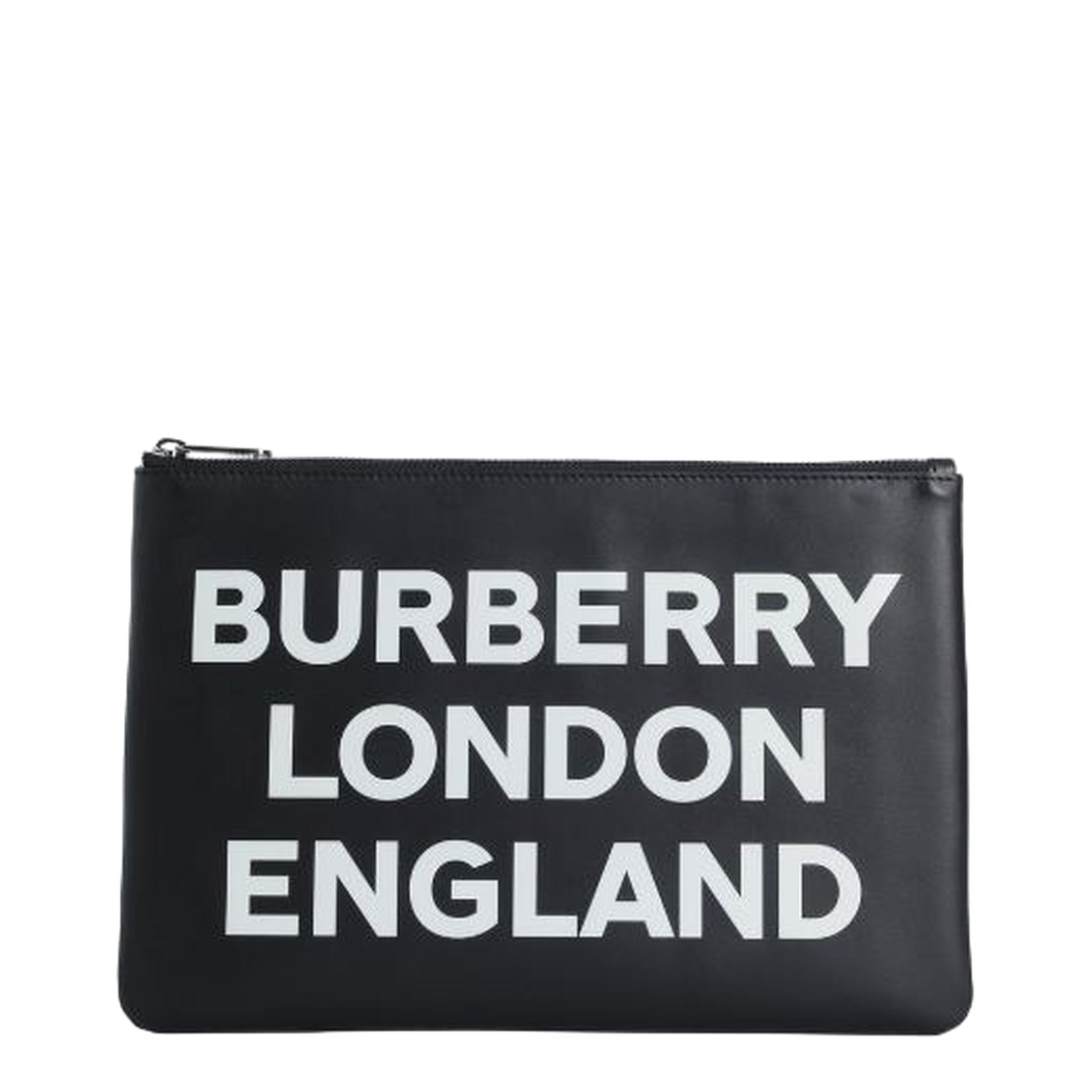 London England Leather Clutch Bag - Black - Image 1
