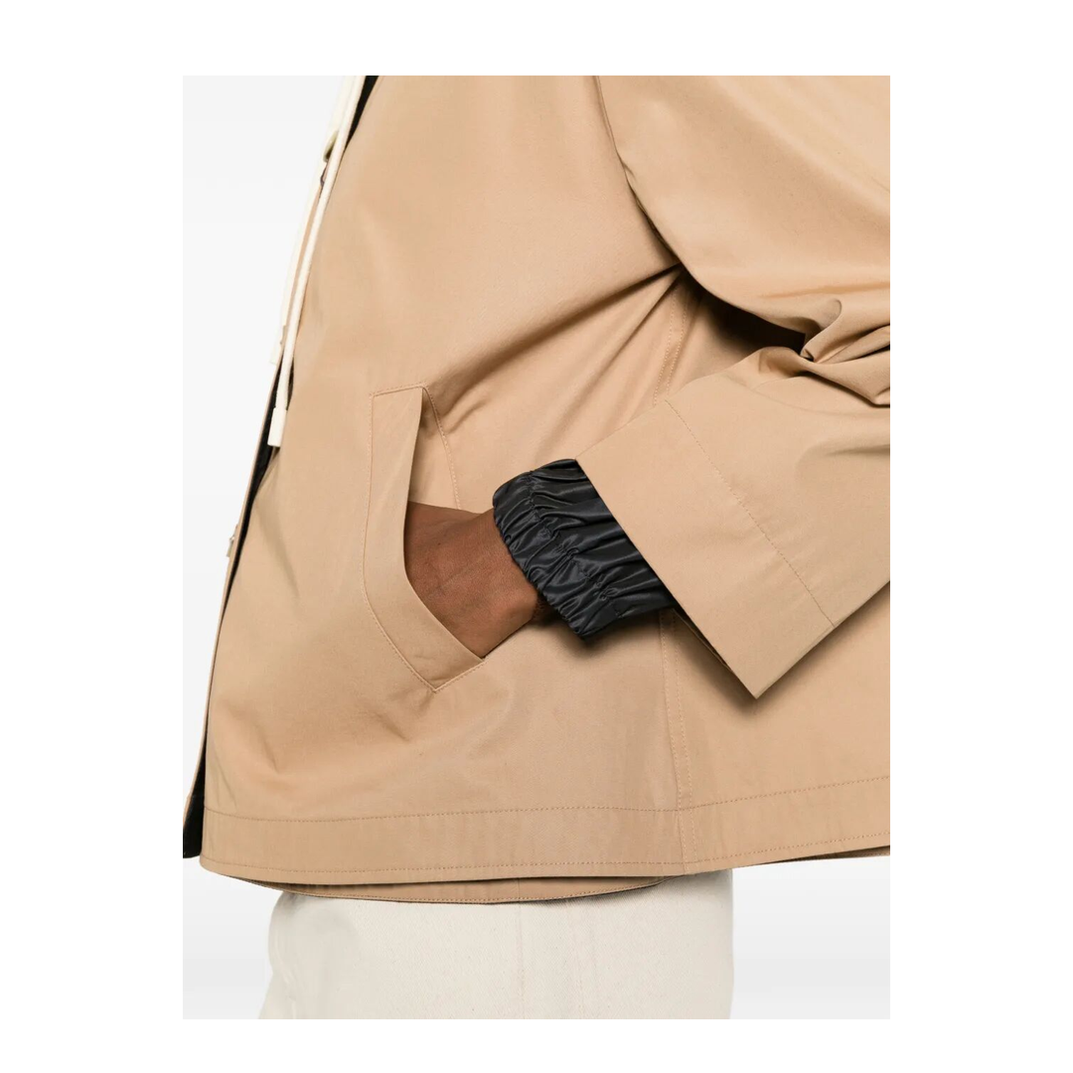 Reversible Gabardine Short Jacket - Image 4