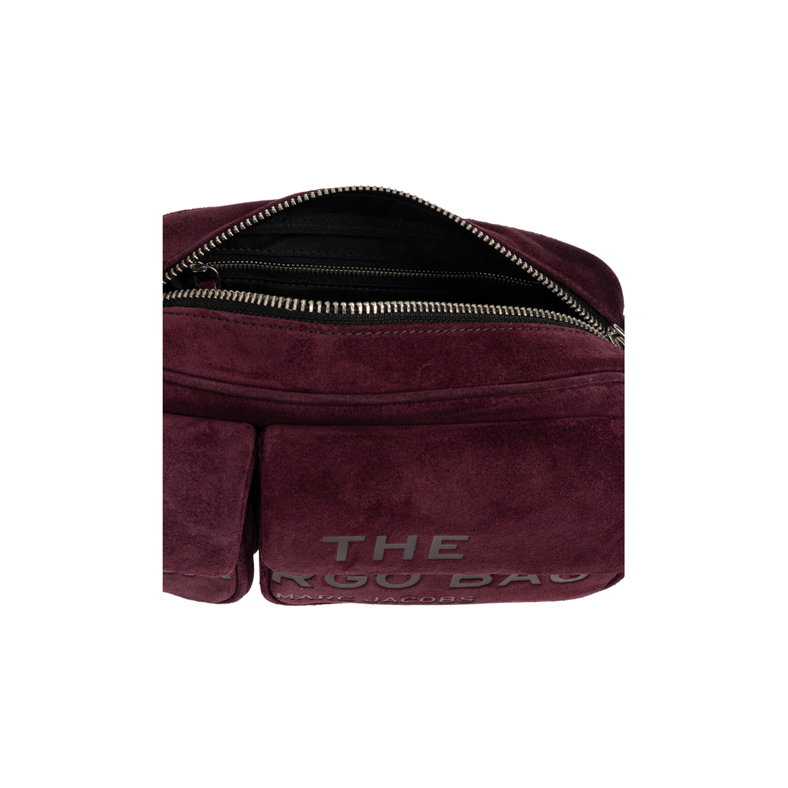 The Tote Handbag Suede Dark Plum - Image 5