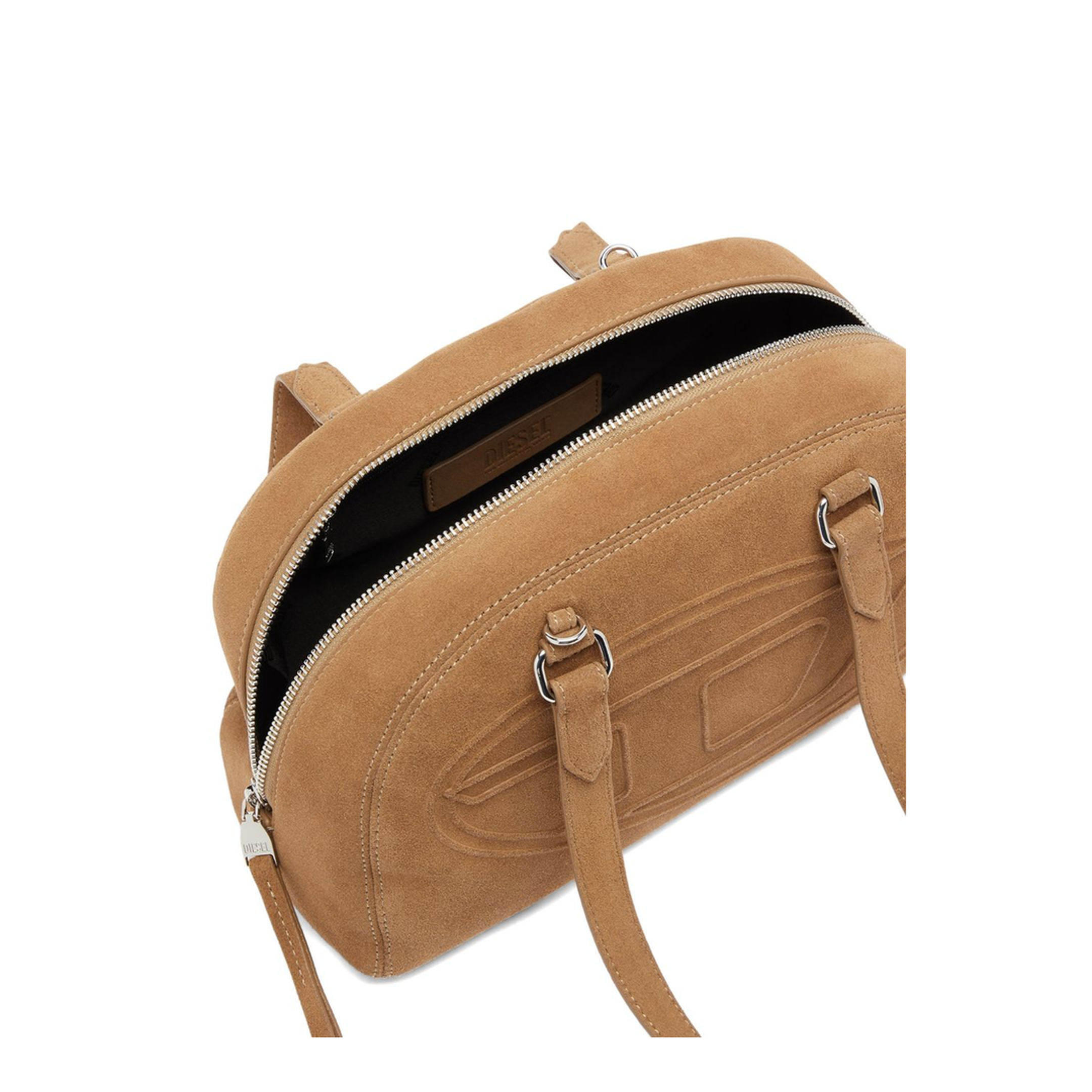 1DR Dome One Size Suede Shoulder Bag - Beige - Image 6