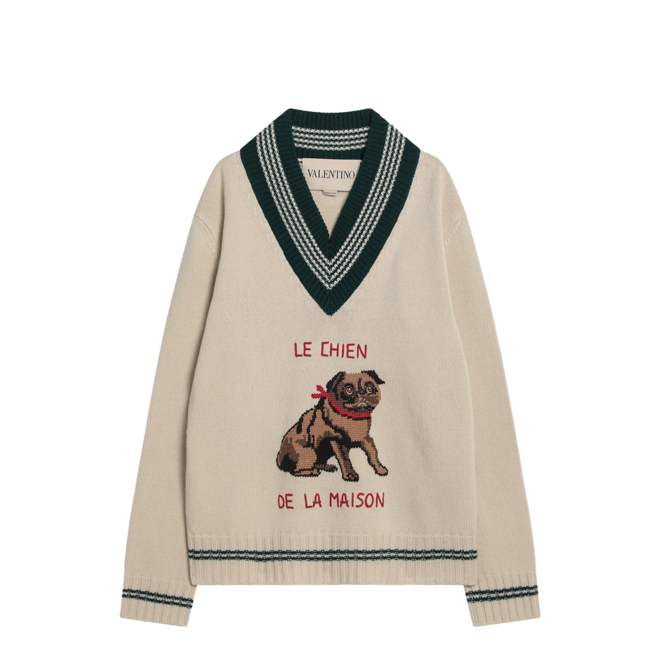 Beige Wool Knitwear - Image 1