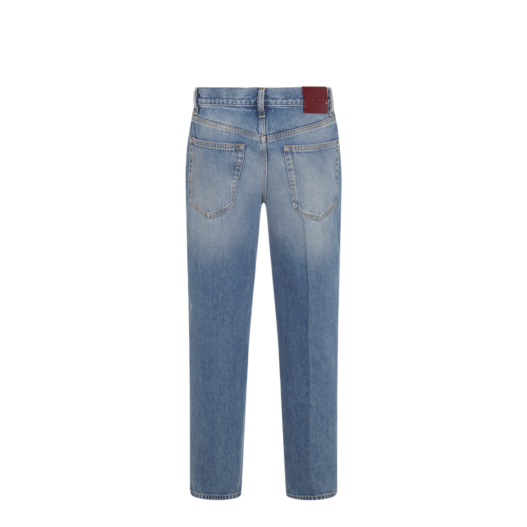 Straight Fit Denim Pants in Light Blue - Image 4