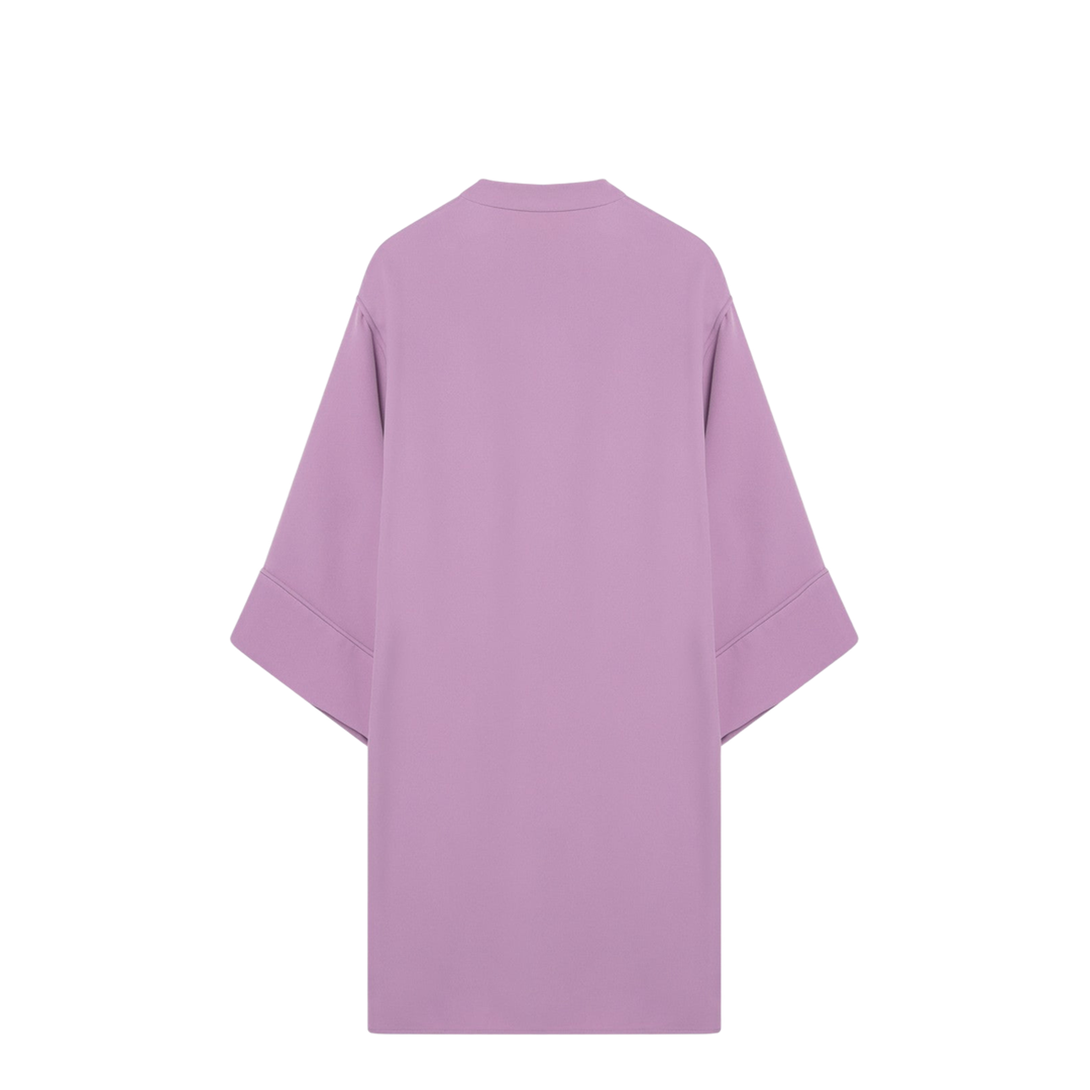 Lilac Silk Mini Dress - Image 2