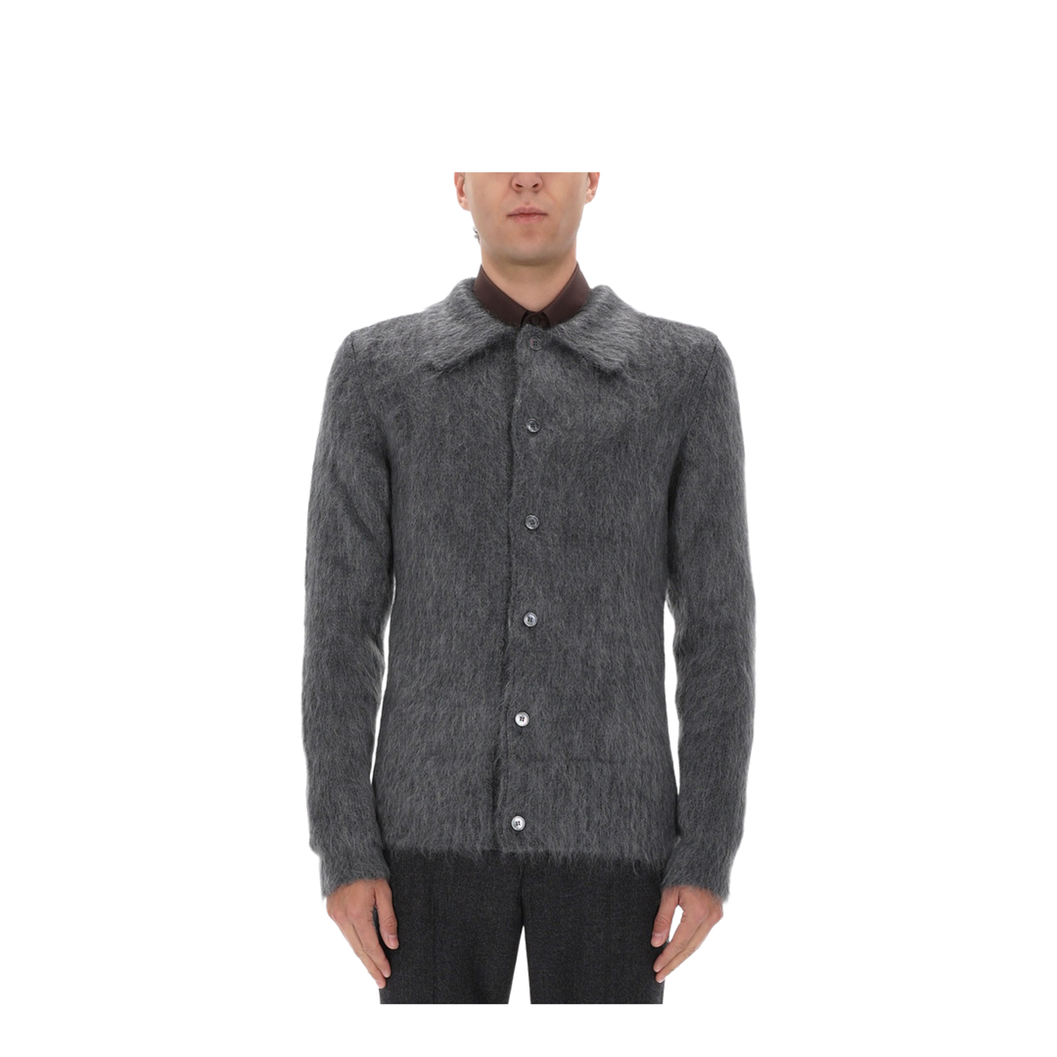 Brushed Wool Cardigan - Image 1